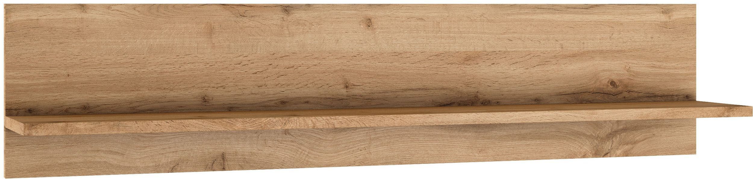 KOCHSTATION Ablageregal KS-Virginia,neu in verbesserter Ausführung, Maße (B/H/T): ca. 110/24/18 cm, Regal für Deko und Gewürze