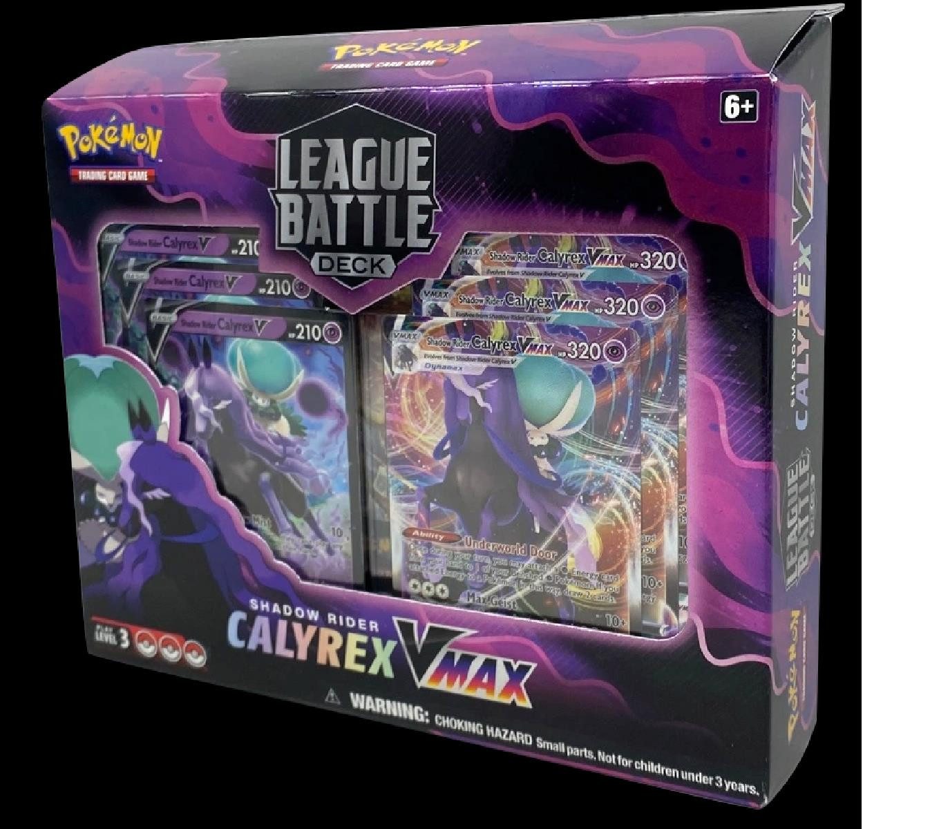 POKÉMON Sammelkarte Pokémon Calyrex VMax League Battle Deck Shadow Rider