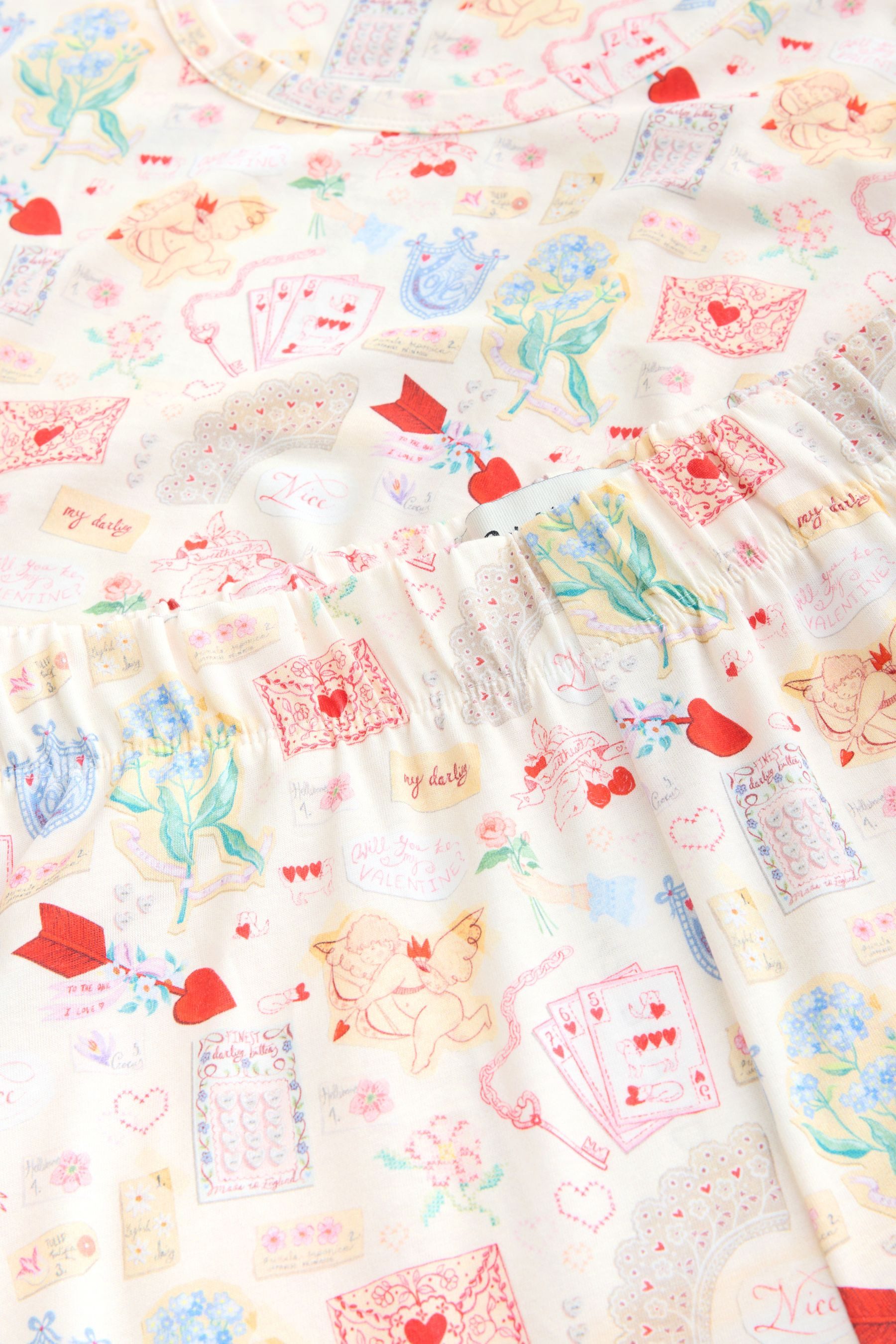 Cath Kidston Pyjama Cath Kidston Schlafanzug aus Baumwolljersey (2 tlg)