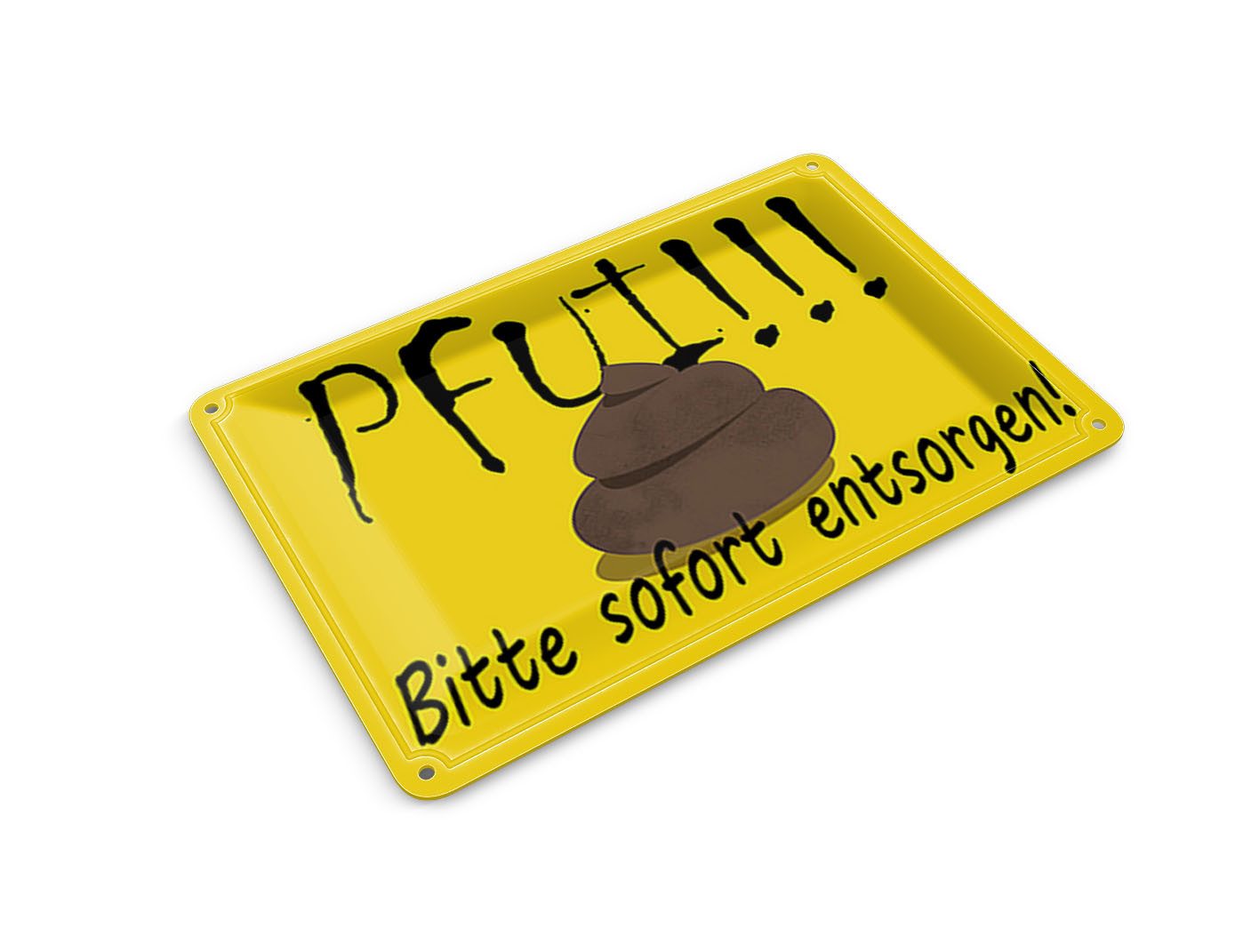 Femer GmbH Postkarte Hinweis 14x10 cm Pfui bitte sofort entsorgen, unfrankiert