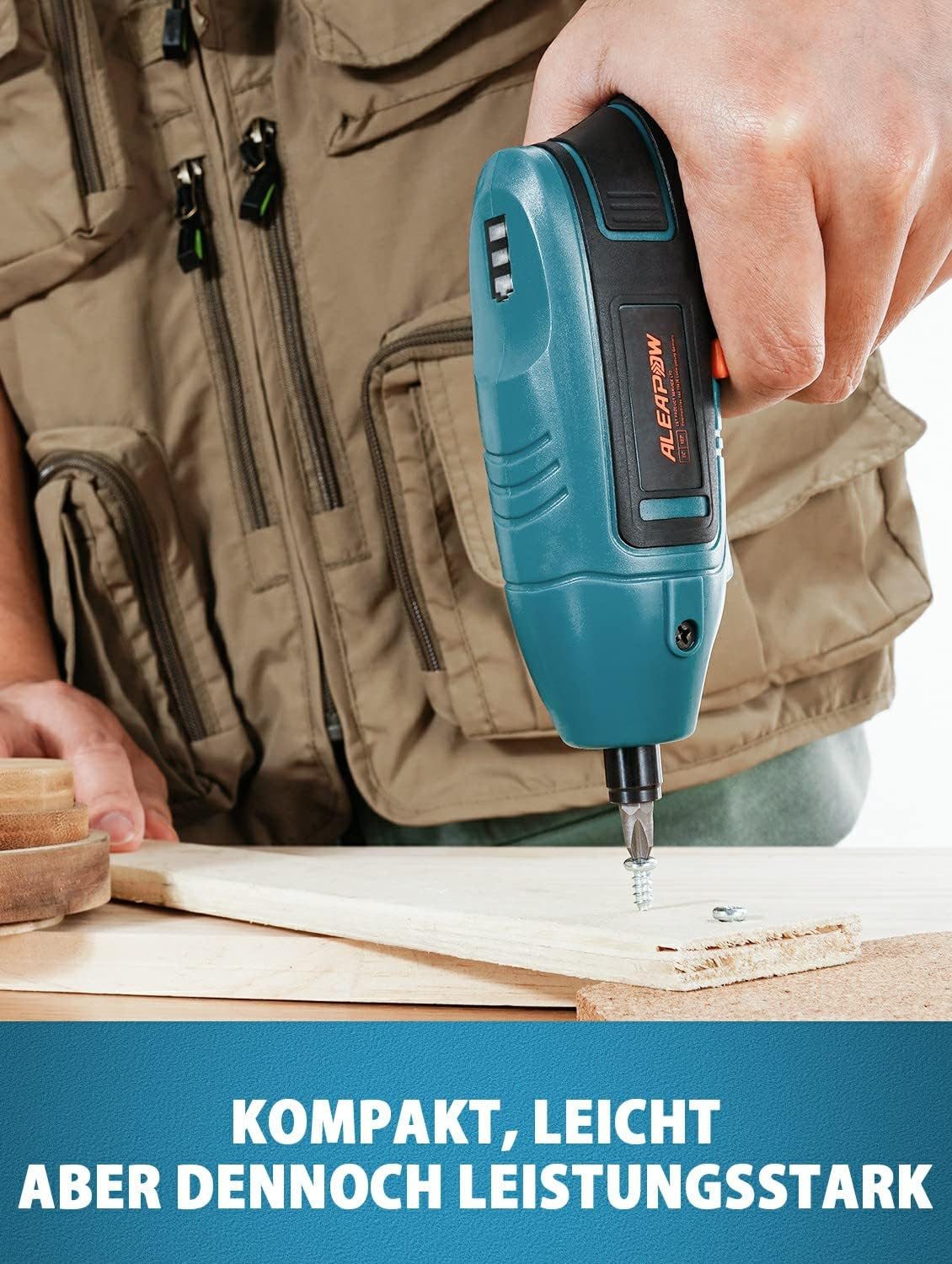 Aleapow Akku-Schrauber, 200,00 U/min, 5,00 Nm, günstig online kaufen