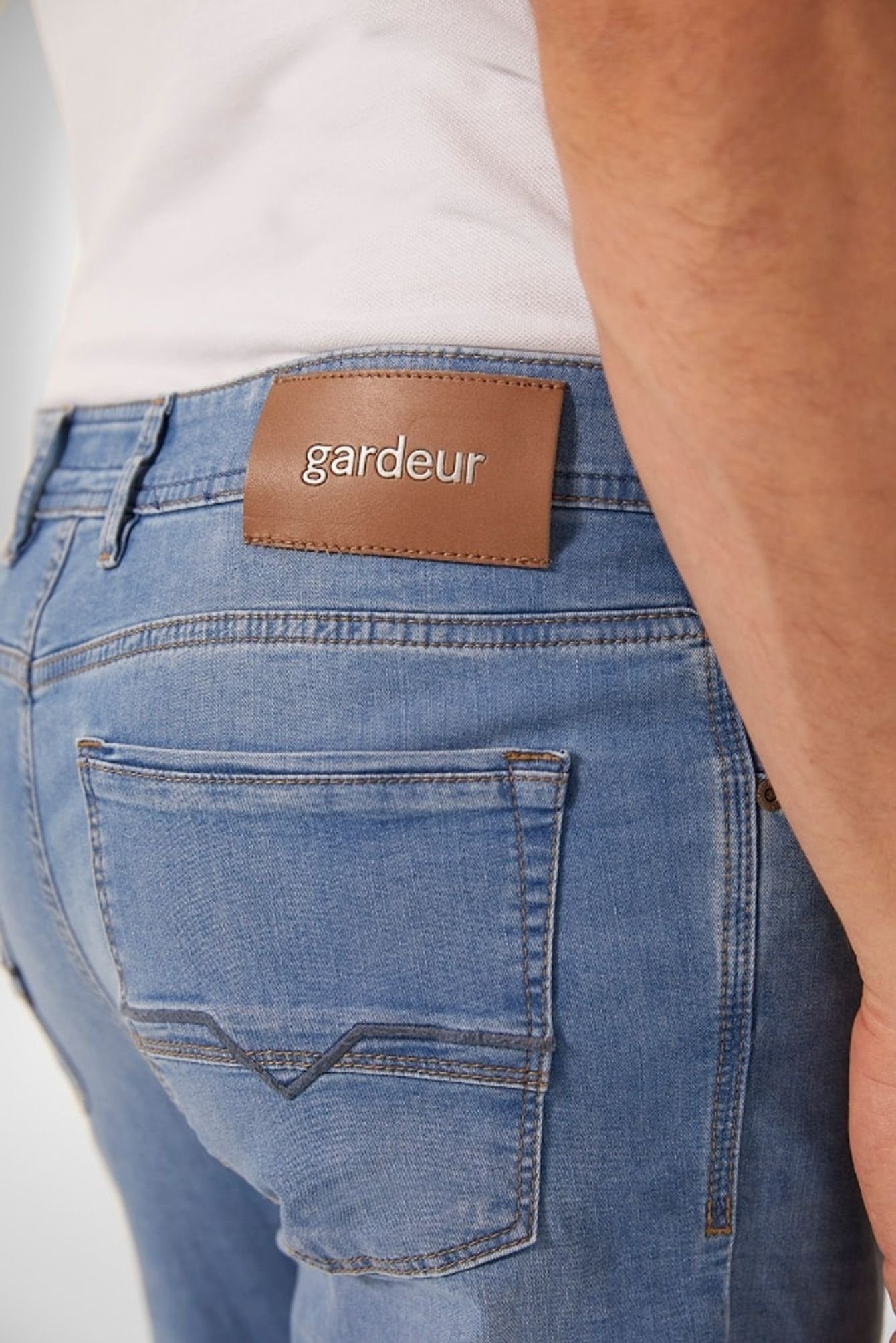 Atelier GARDEUR 5-Pocket-Jeans BATU-4 Bleached (165) blue