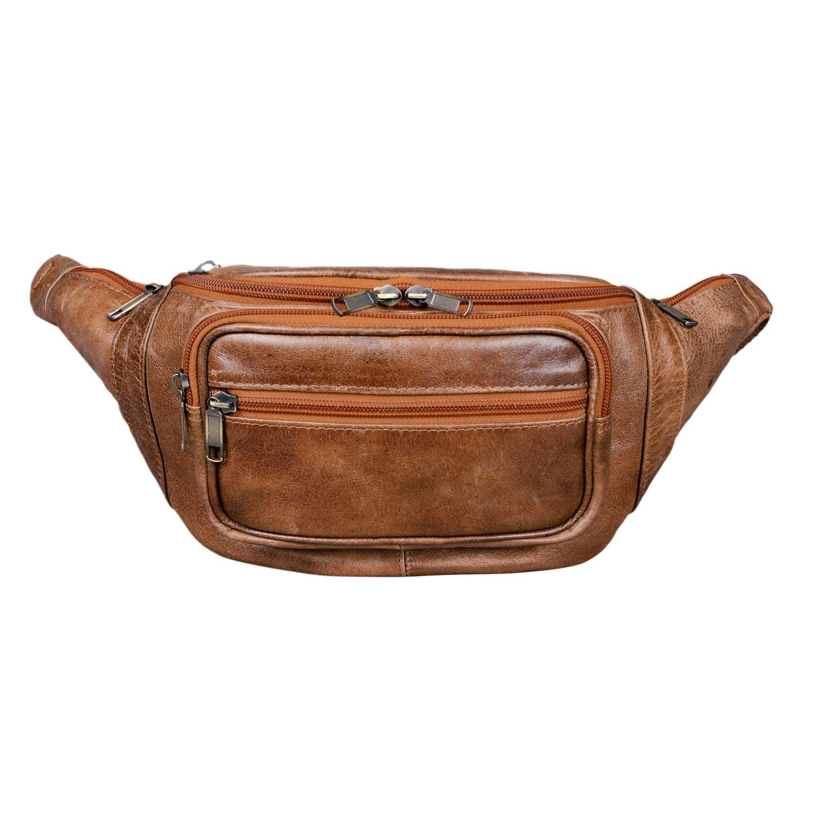 STILORD Bauchtasche Bauchtasche "Maverick" Gürteltasche Weiches Leder