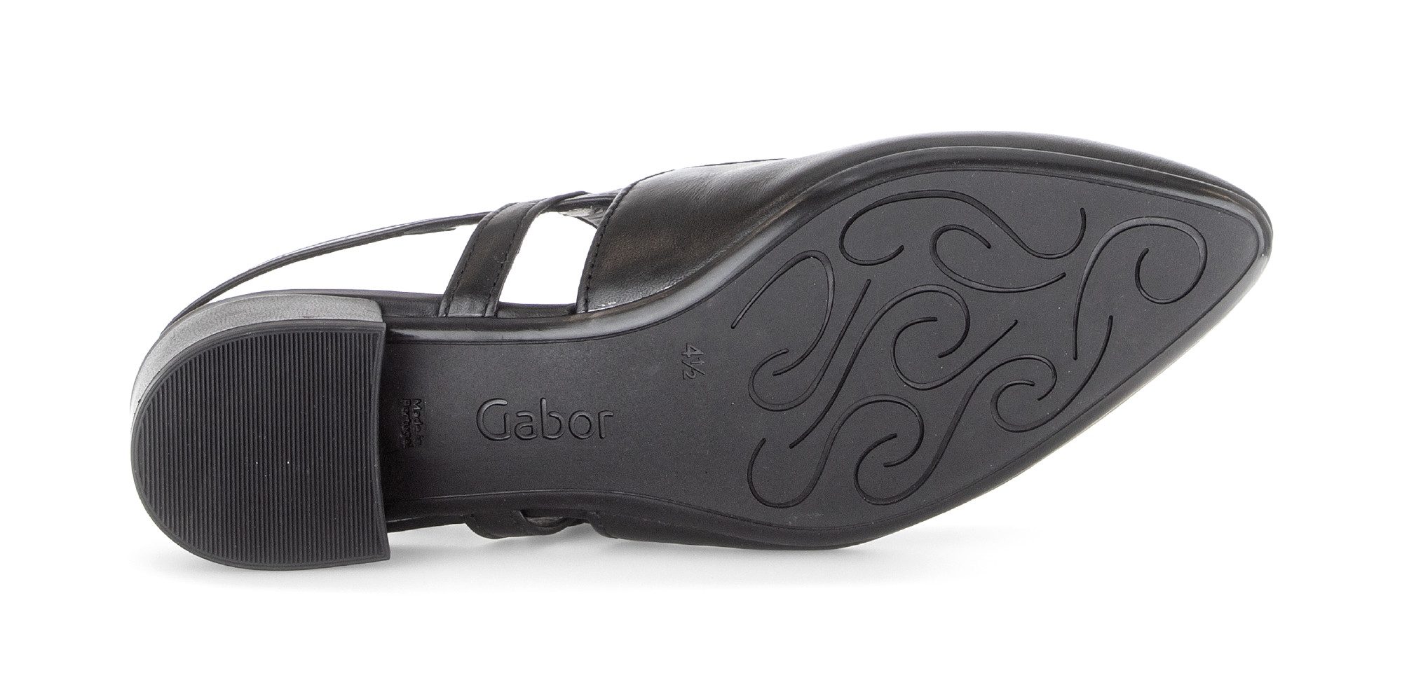 Gabor Slingpumps Blockabsatz, Businessschuh mit zwei verstellbaren Schnallen
