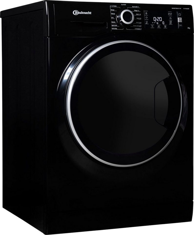 BAUKNECHT Waschmaschine WM BB 8A, 8 kg, 1400 U/min, Steam Hygiene mit  Antivirus - entfernt bis zu 99,9% der Viren und Bakterien