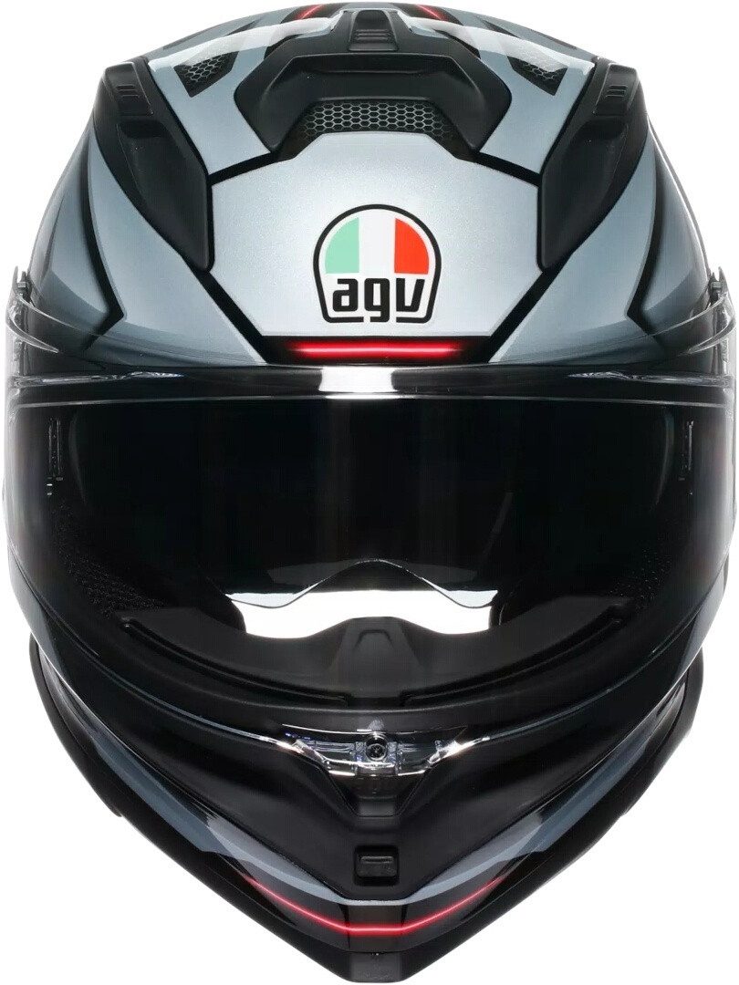 AGV Motorradhelm K7 Jaeger Helm, vorbereitet für Kommunikationssystem,integriertes Sonnenvisier