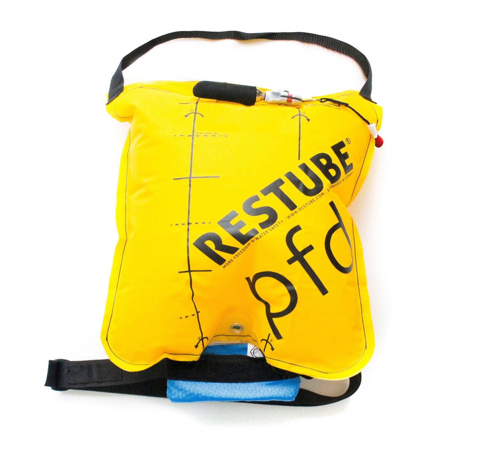 Restube Schwimmhilfe pfd by Restube, aufblasbare 50N-Schwimmhilfe, CE-zertifiziert, wiederverwendbar