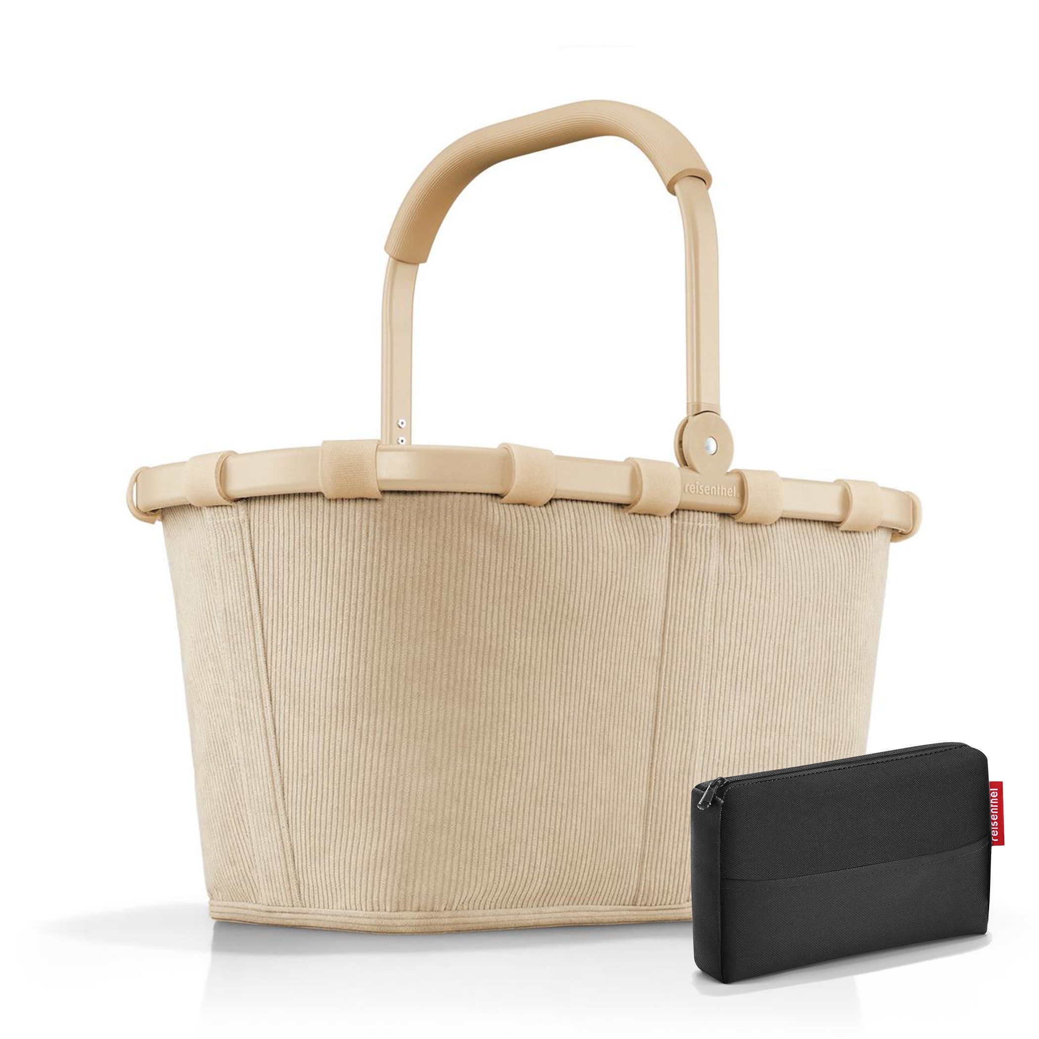 REISENTHEL® Einkaufskorb, Set aus Carrybag & Pocketcase: Stilvolle Eleganz & Organisation