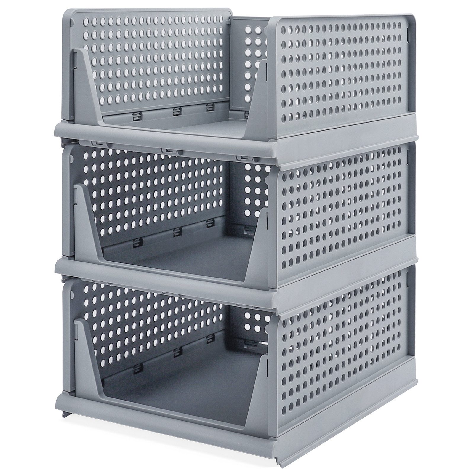 Yorbay Organizer 3er Set Stapelbarer Kleiderschrank günstig online kaufen
