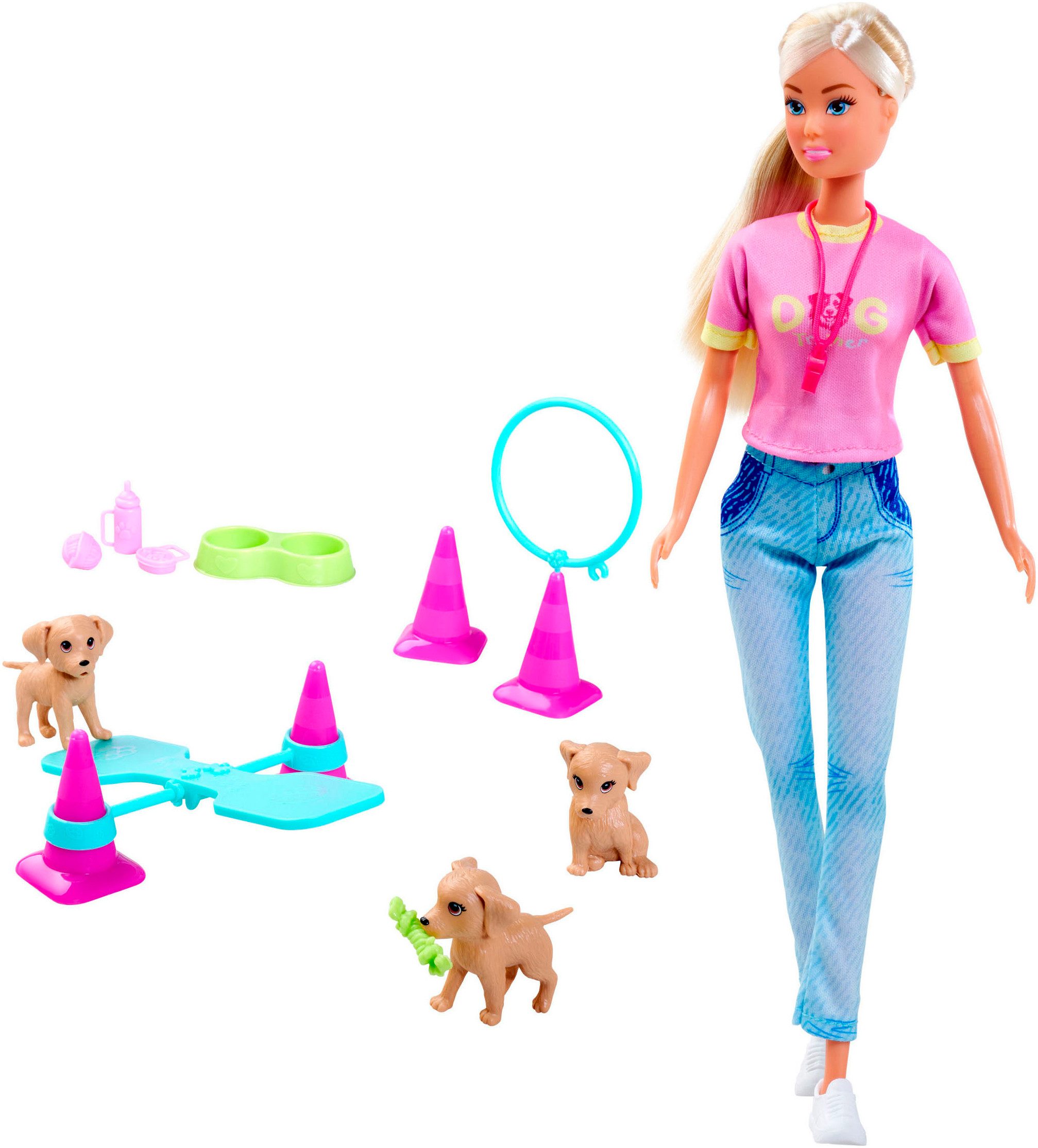 SIMBA Anziehpuppe Steffi Love, Dog Trainer günstig online kaufen