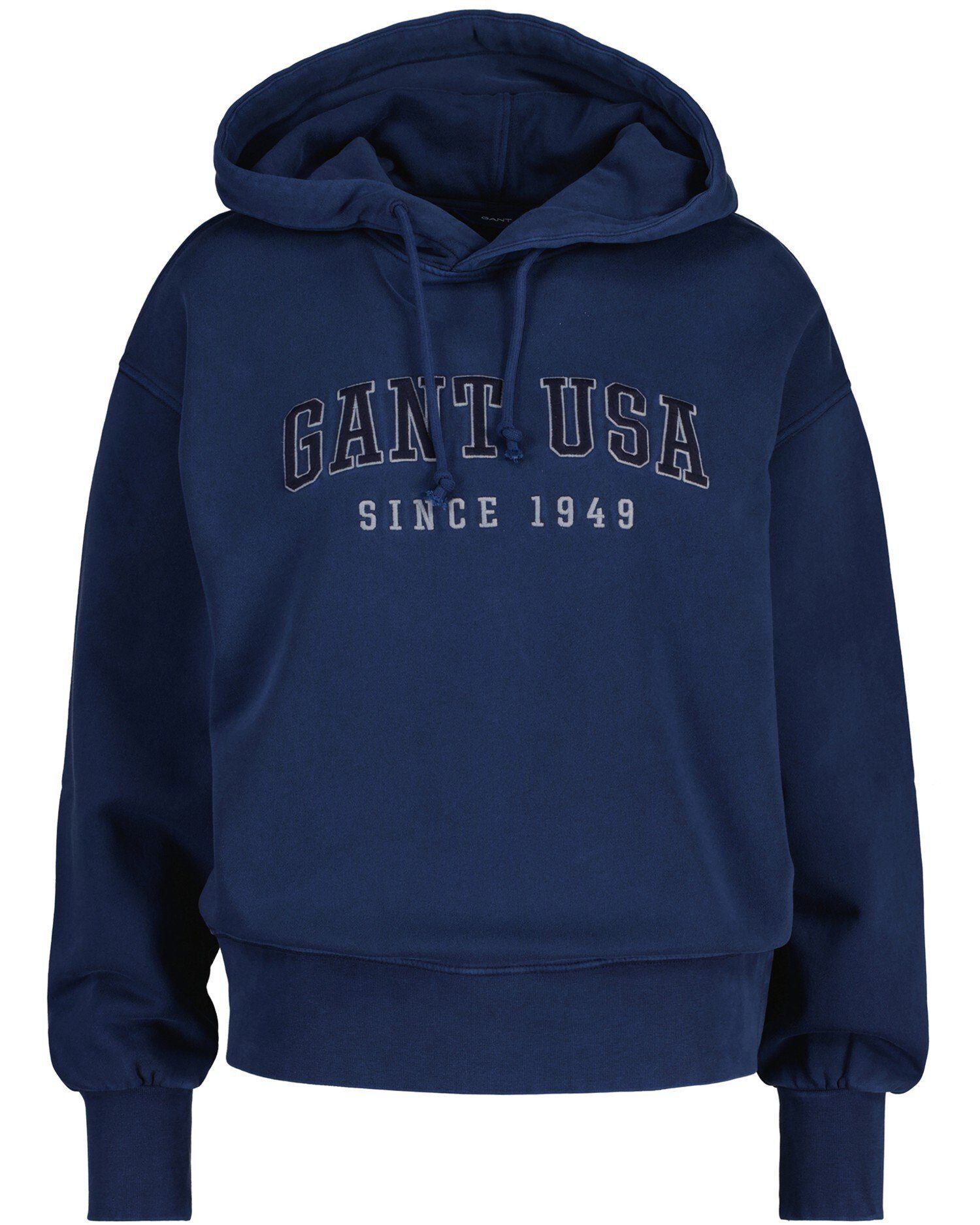 Gant Sweater Damen Sweatshirt - D1. USA Hoodie Blau | Sweatshirts