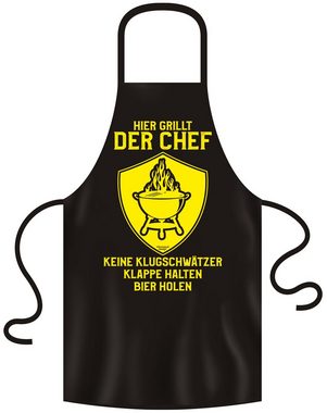 Soreso® Grillschürze Hier Grillt der Chef, (2-tlg), Made in Deutschland!