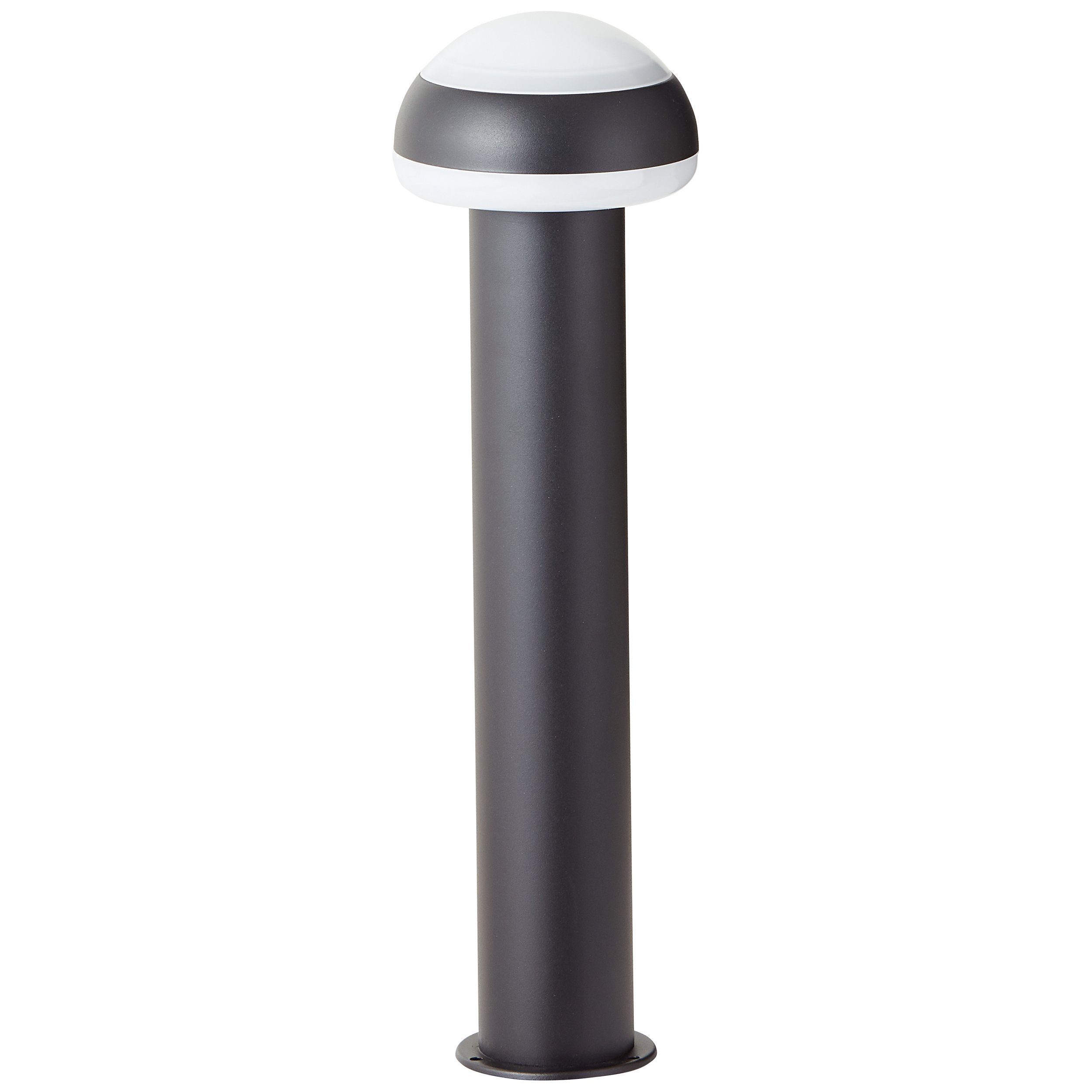 Brilliant Außen-Stehlampe Ilton, Ilton schwarz, Außensockelleuchte 50cm LED sand Edelstahl/Kunststoff