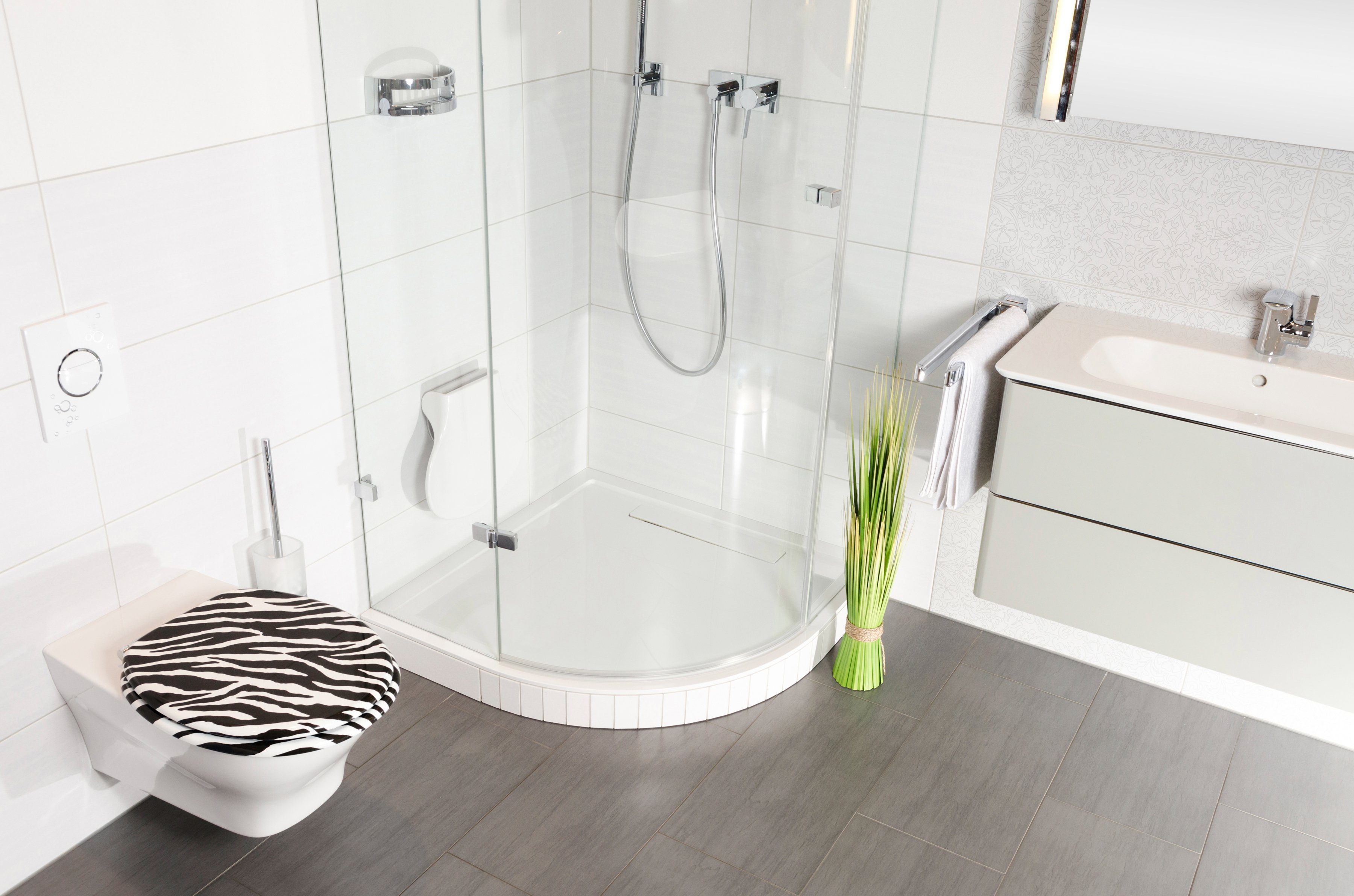 Sanilo WC-Sitz Zebra Look, mit Absenkautomatik günstig online kaufen