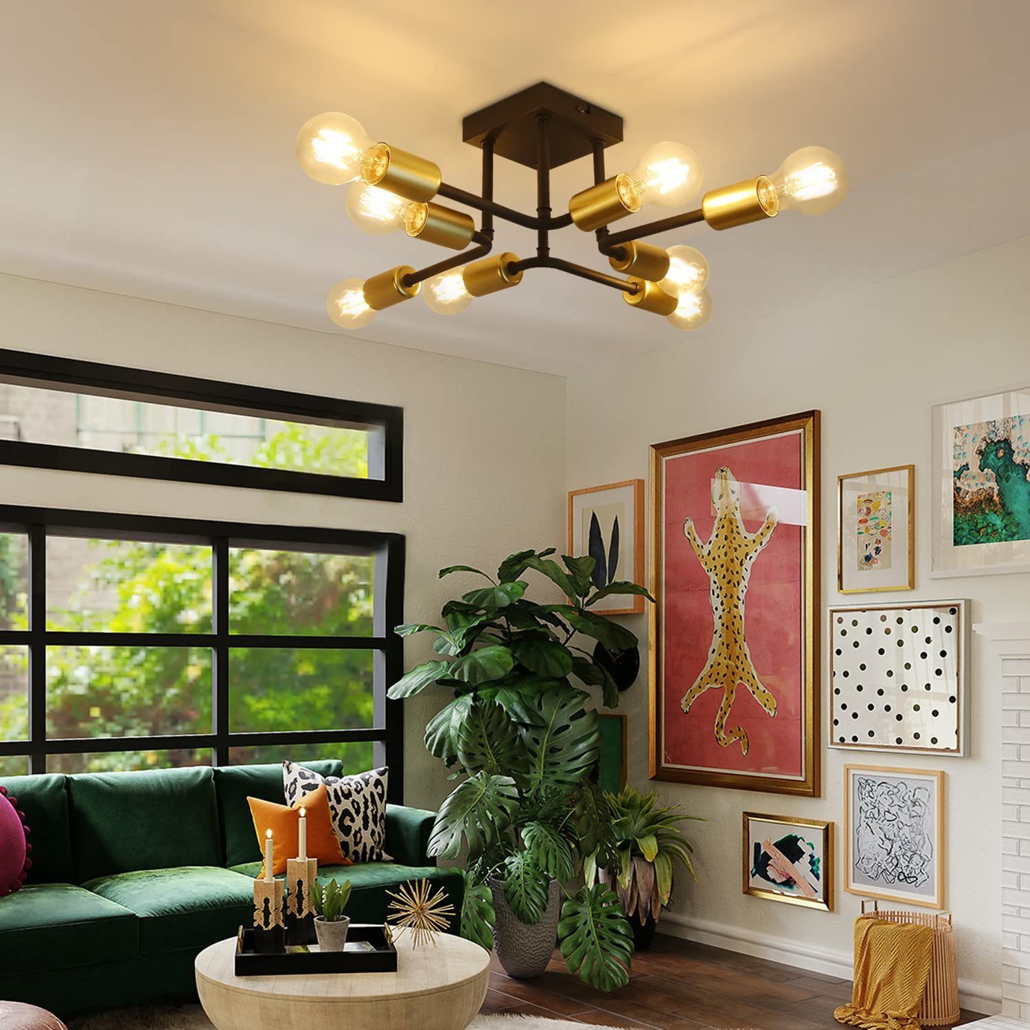 Nettlife Deckenstrahler 4 Flammig E27 Retro günstig online kaufen