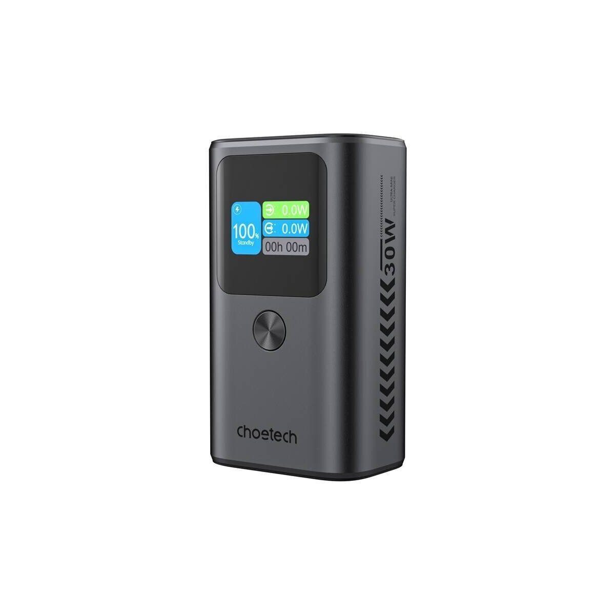 Choetech Powerbank 20000mAh PD100W 2C1A (Grau) Powerbank 20000 mAh