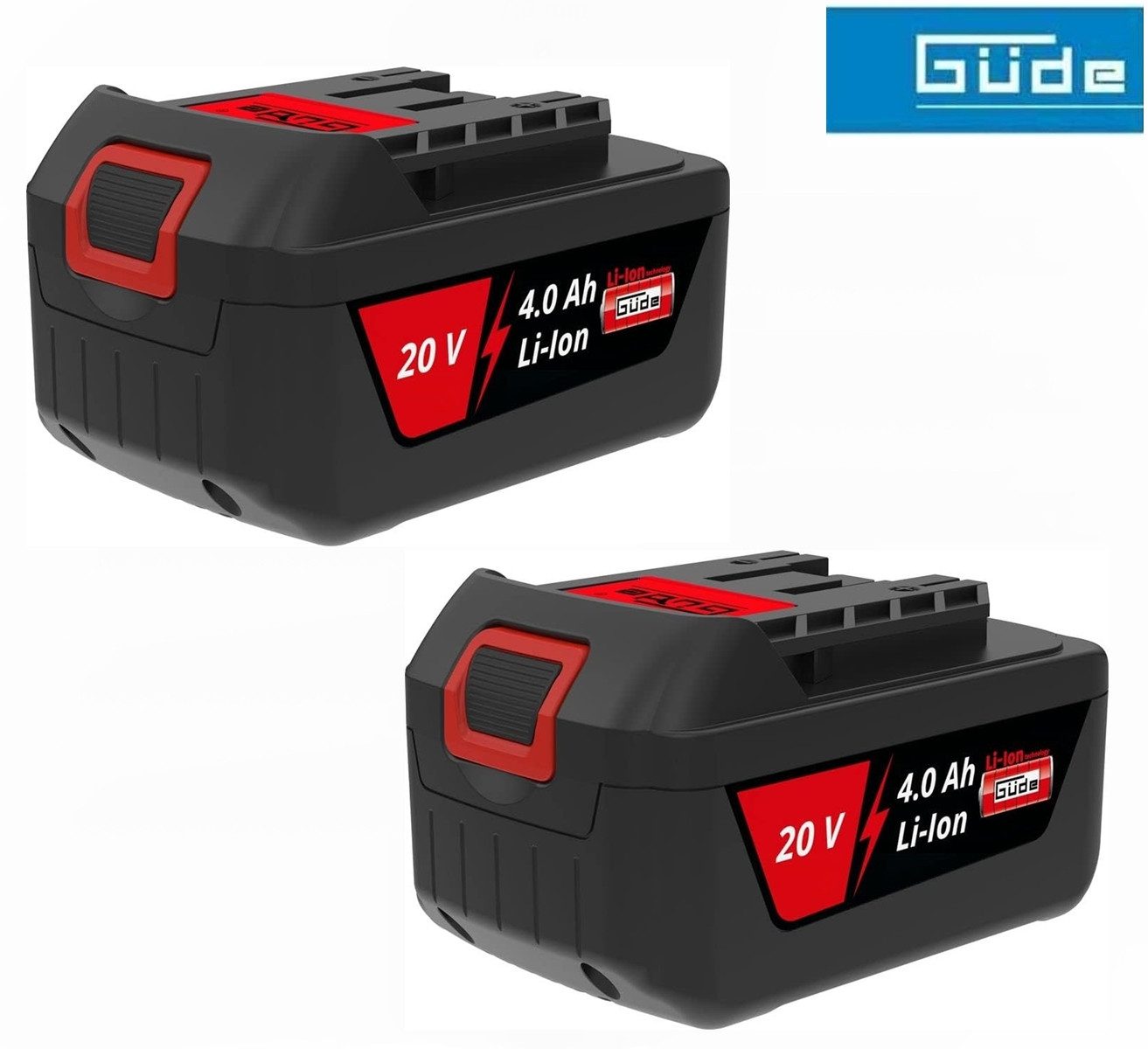 Güde 2 Stk. Akku AP 20-40.1 für Güde Rasenmäher 40V 430/40-8 Art. 95849 Akkupacks