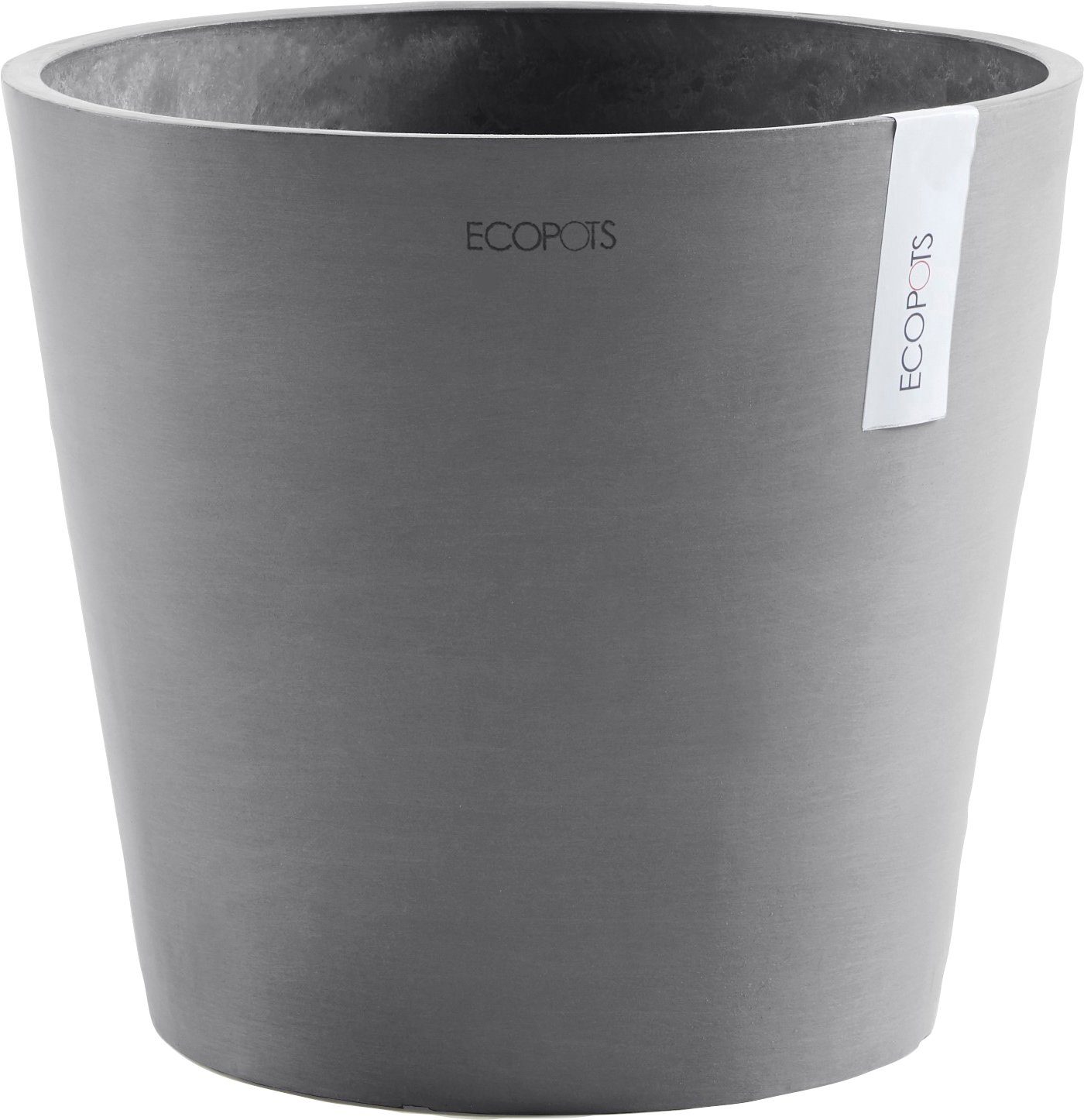 ECOPOTS Blumentopf AMSTERDAM Grey, BxTxH: 30x30x26 cm, mit Wasserreservoir günstig online kaufen