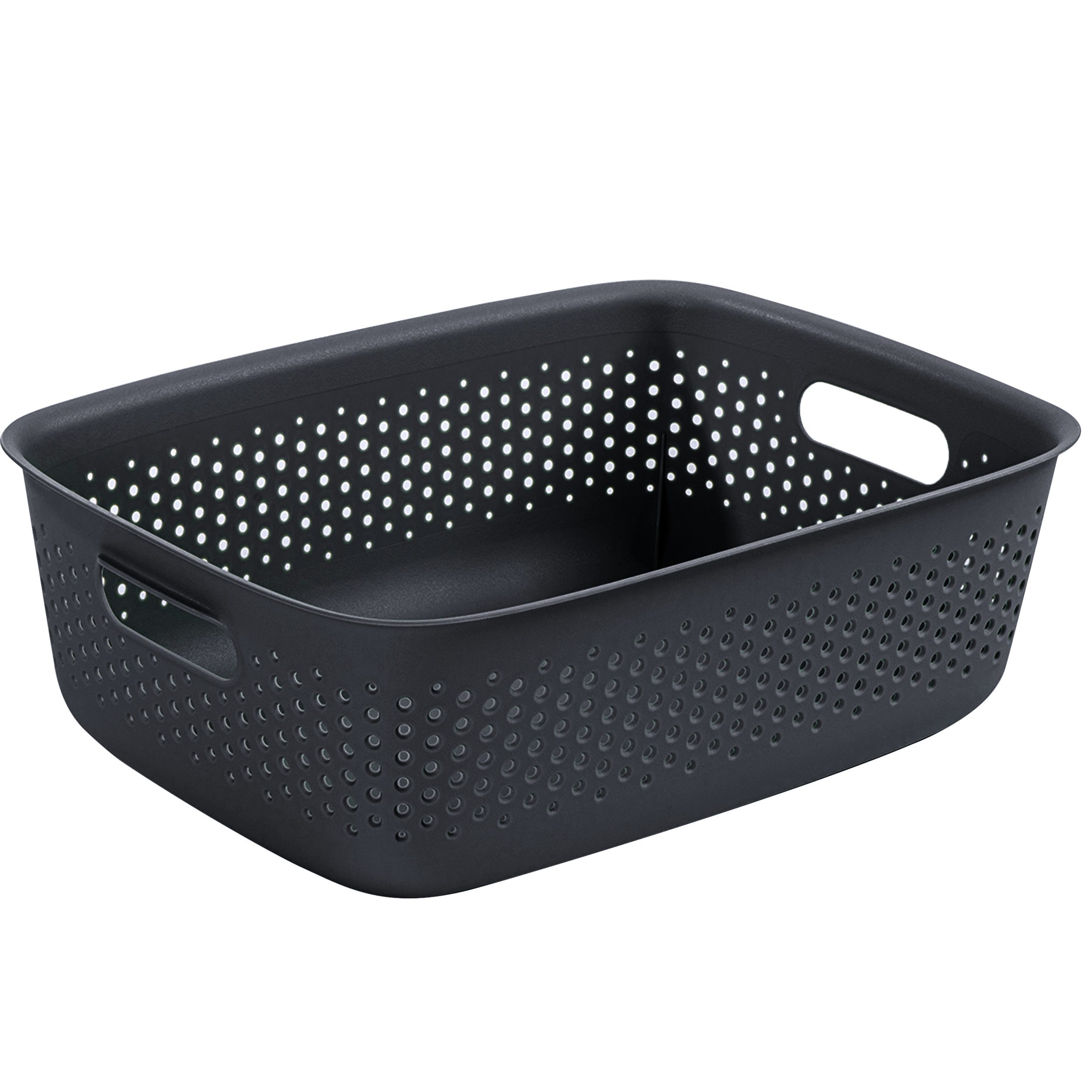 KONZEPT Stapelbox Aufbewahrungsbox 3er Set Aufbewahrungskorb aus Kunststoff günstig online kaufen