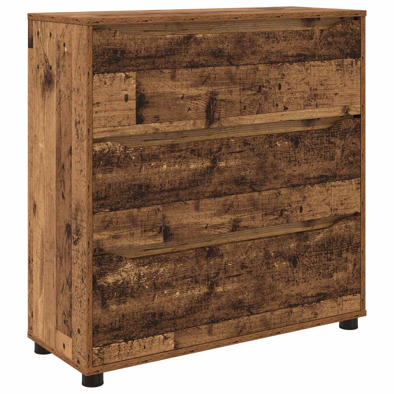 vidaXL Mehrzweckschrank Aufbewahrungsschrank 80 x 31 x 81 cm Holzwerkstoff Altholz (1-St)