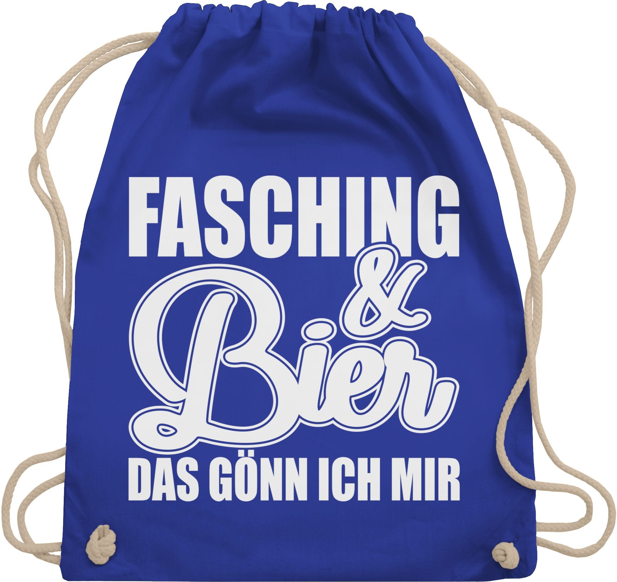 Turnbeutel Fasching und Bier das gönn ich mir I