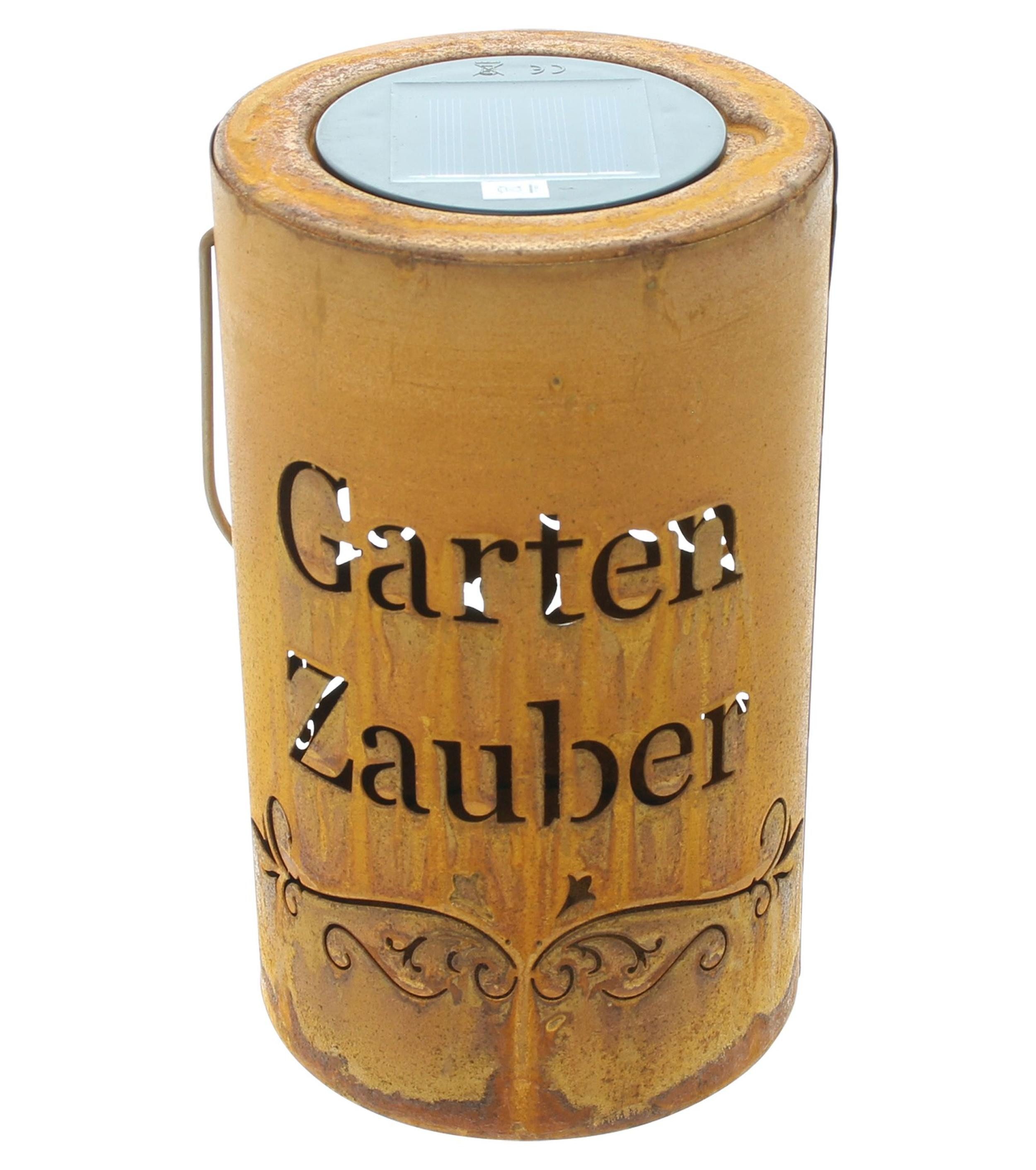 Kerzenlaterne Solar-Laterne "Gartenzauber"