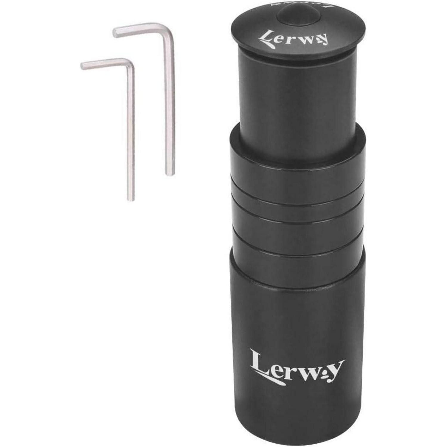 LuxusKollektion Lenkervorbau Vorbau Lenkererhöhung Aluminium 28,6 mm für MTB schwarz