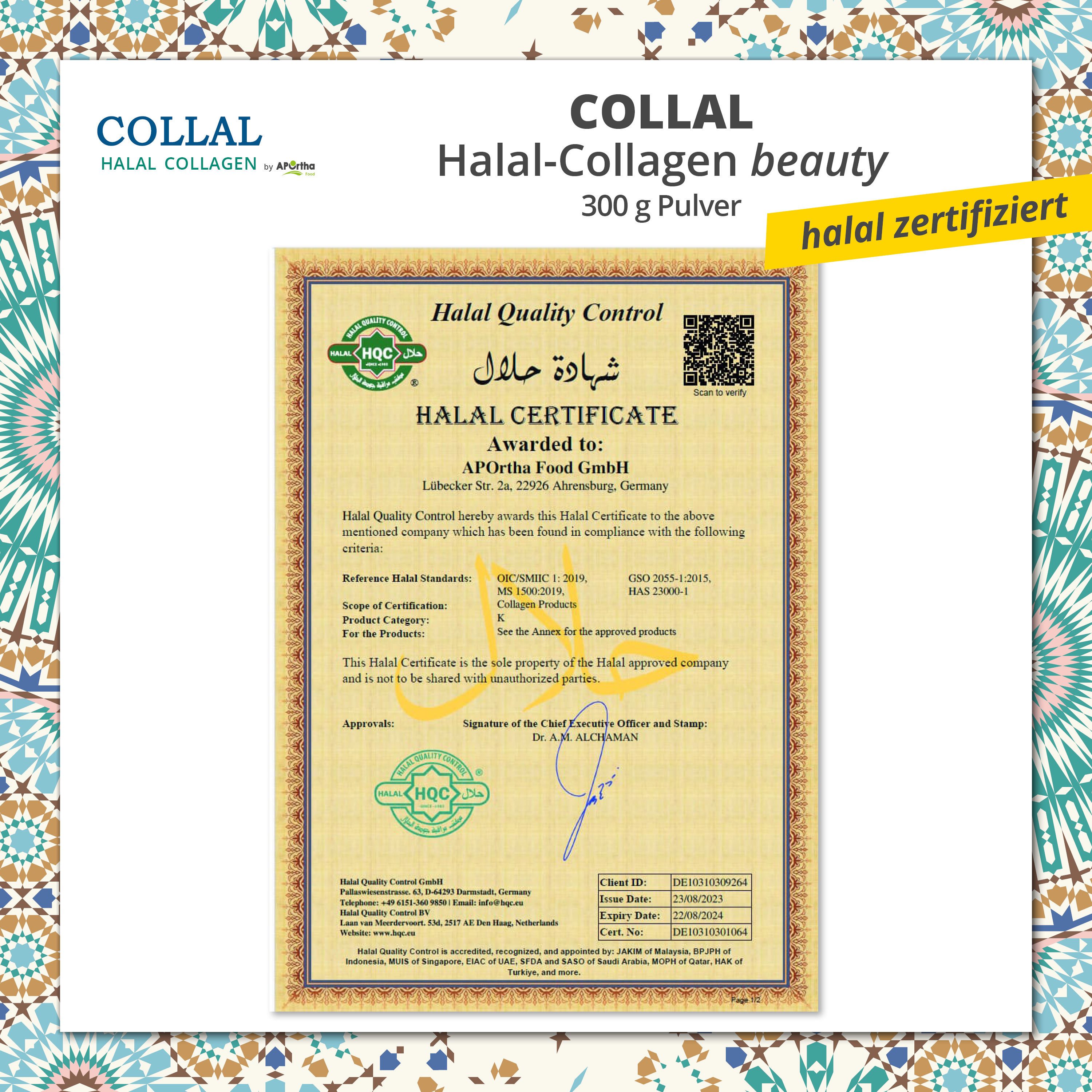 Collal Collal® Halal-Collagen (Rind) - beauty - 300 g Pulver, 300 g
