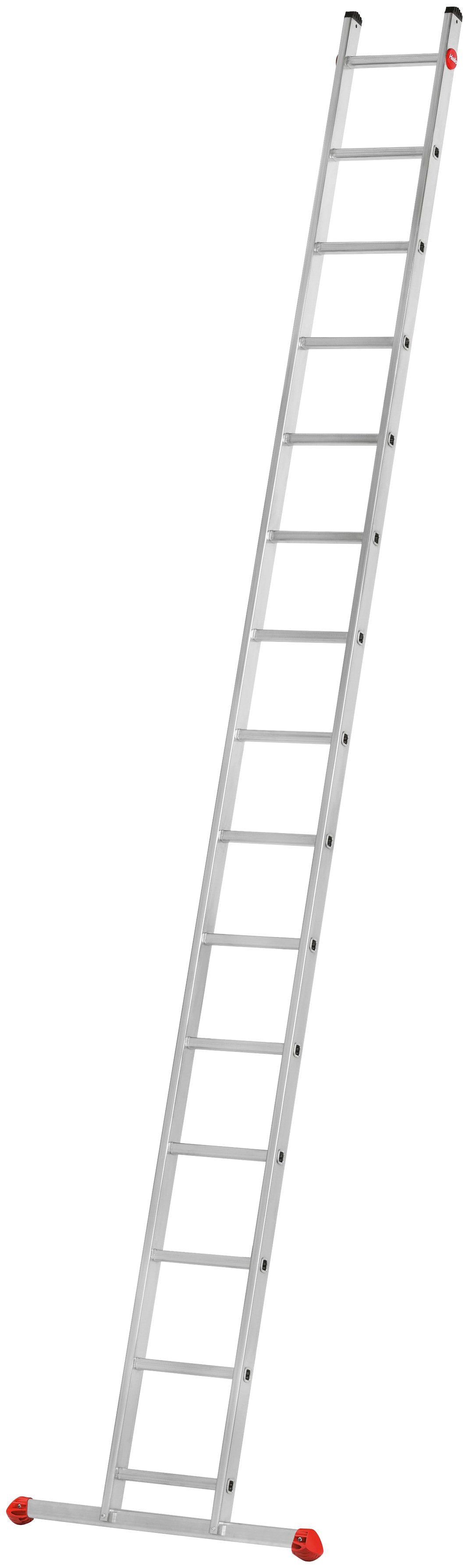 Hailo Anlegeleiter S60 ProfiStep uno, Aluminium-Anlegeleiter 15 Sprossen