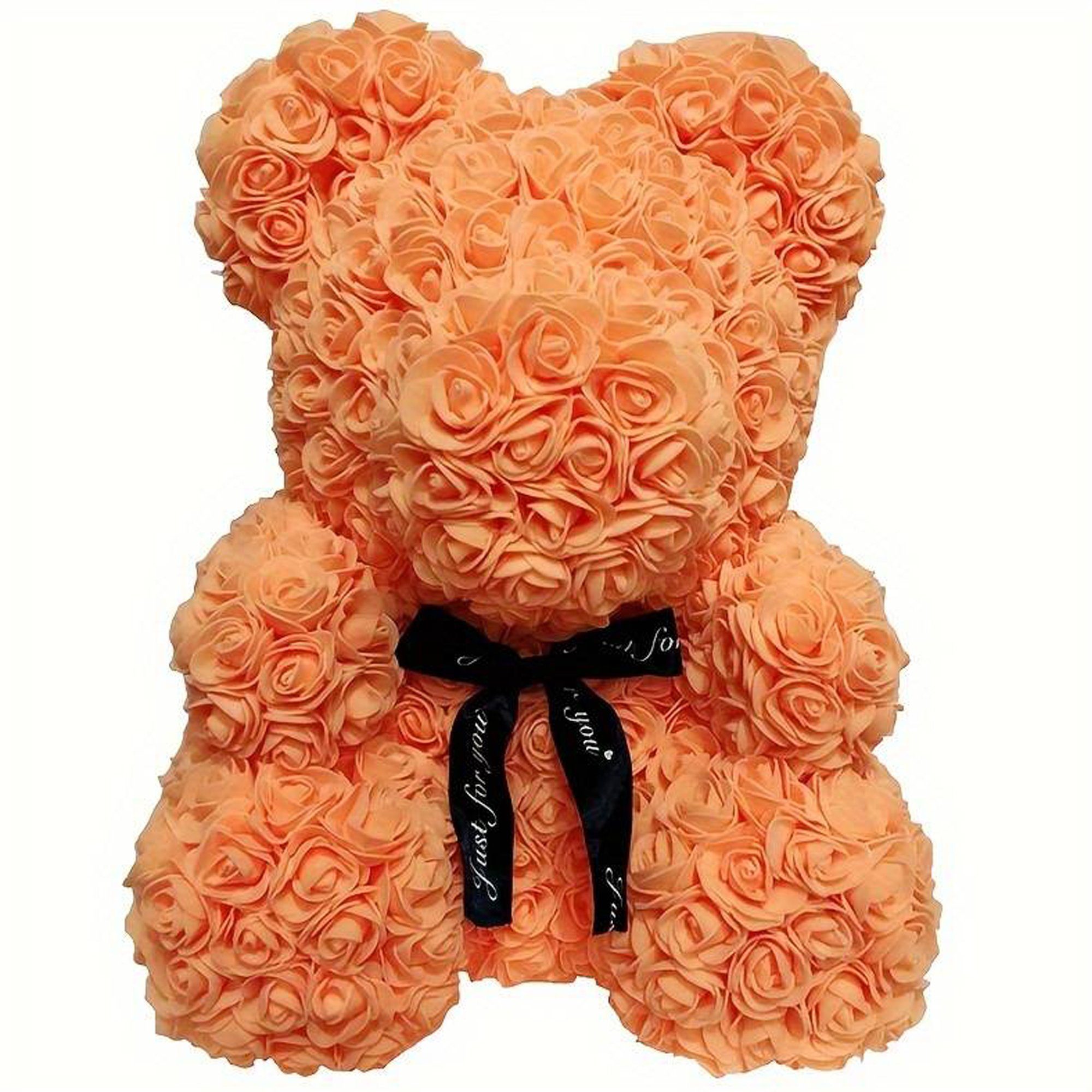 Kunstblumenstrauß Rosenbär Teddybär Rosen Valentinstagsgeschenk, Deggelbam