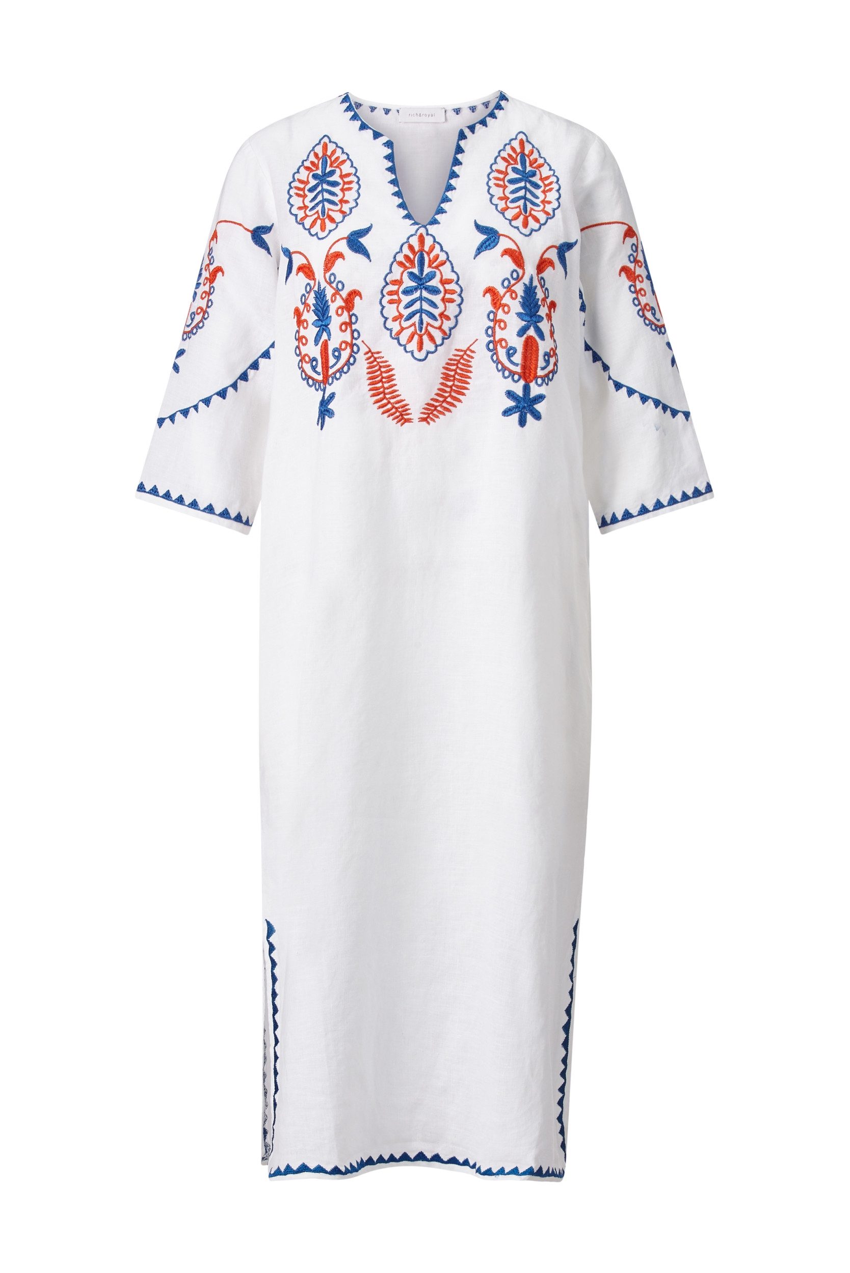 Rich & Royal Midikleid midi kaftan dress with embroidery