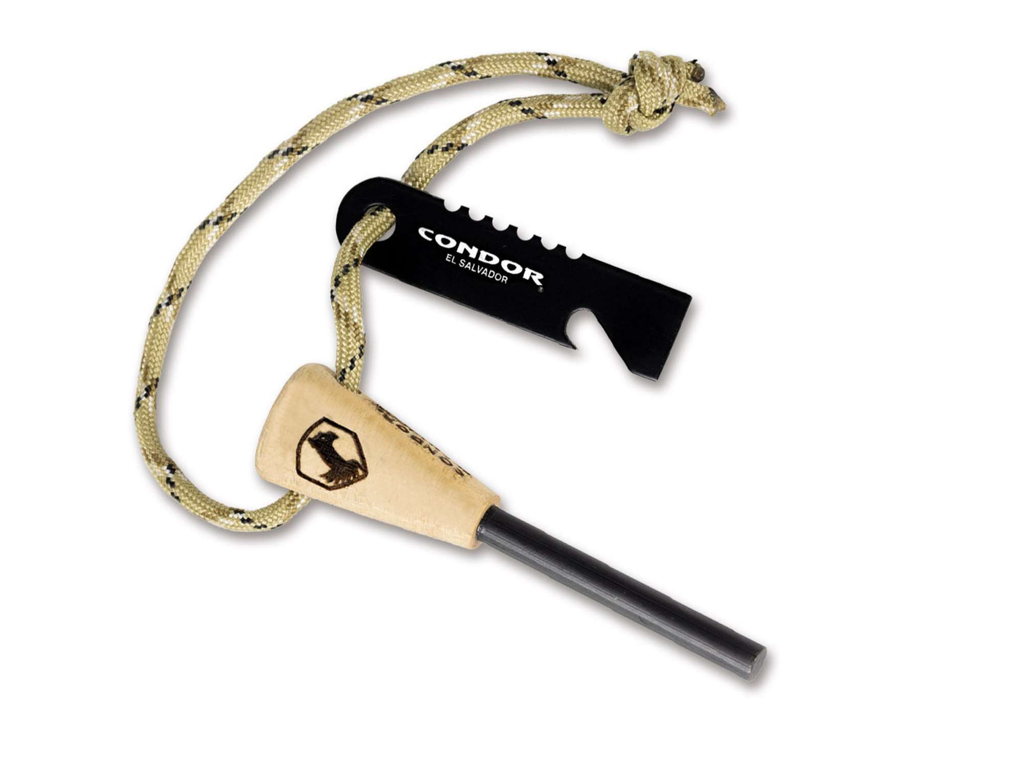 Condor Universalmesser Condor Fire Starter Hickory Feuerstahl 70206