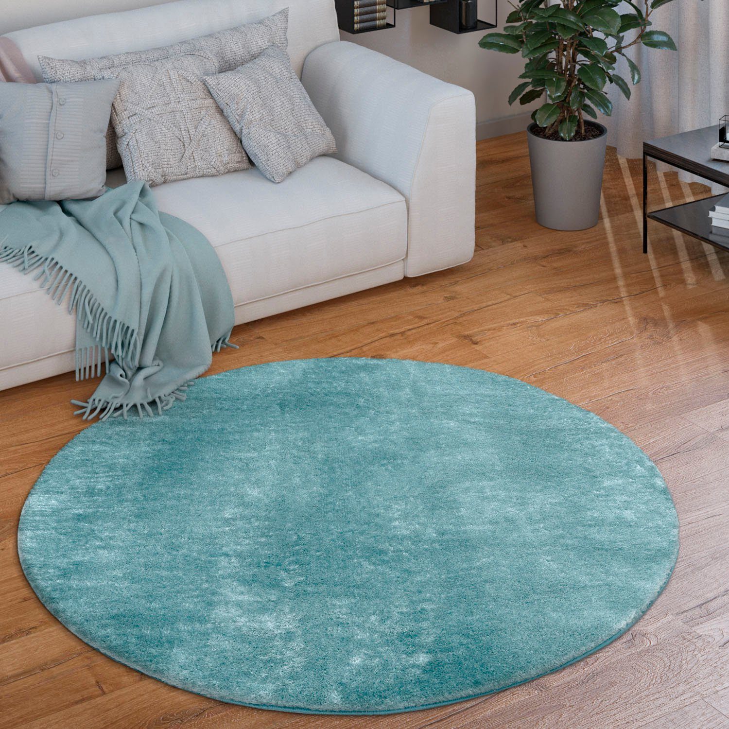 Paco Home Teppich Cadiz 630, rund, günstig online kaufen