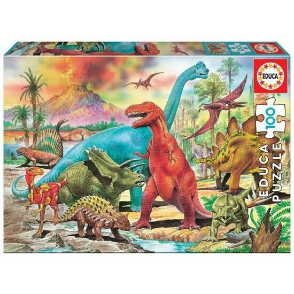 Educa Puzzle Puzzle Dino (100 pcs), Puzzleteile