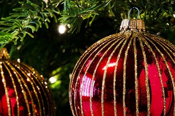 Guido Maria Kretschmer Home&Living Weihnachtsbaumkugel Rikka, Weihnachtsdeko, Christbaumschmuck (6 St), Christbaumkugeln aus Glas, mundgeblasen und handbemalt