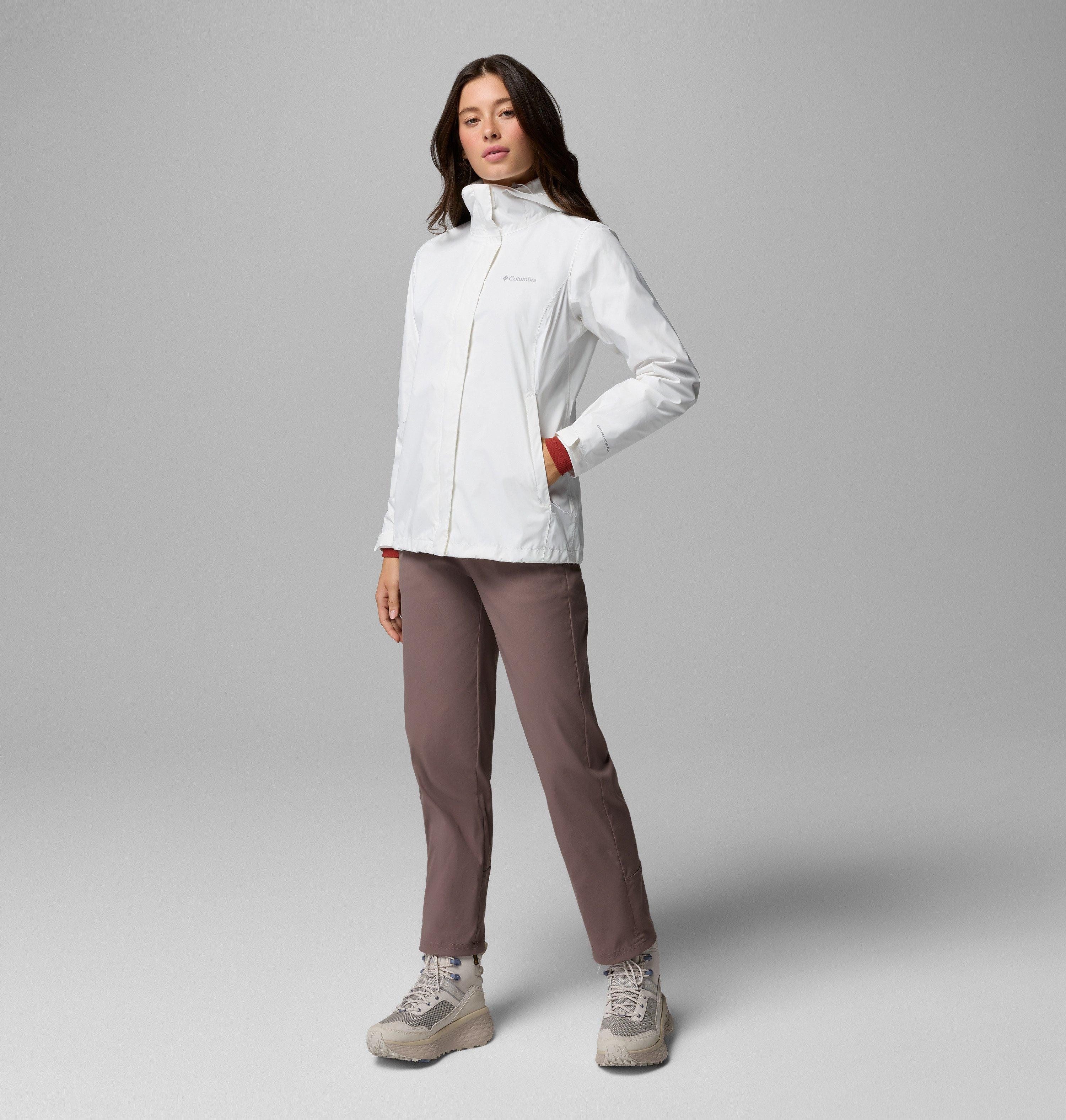 Columbia Regenjacke Arcadia II Jacket wasserdicht, winddicht, mit Reißverschluss, aus Nylon und Polyester – Bild 5 von 5