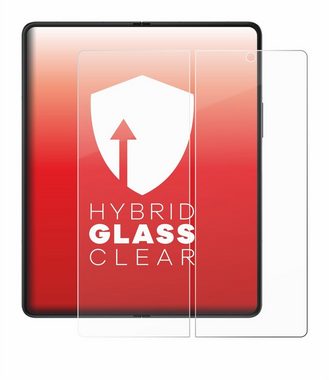 upscreen flexible Panzerglasfolie für Samsung Galaxy Z Fold 3 5G (Inneres Display), Displayschutzglas, Schutzglas Glasfolie klar