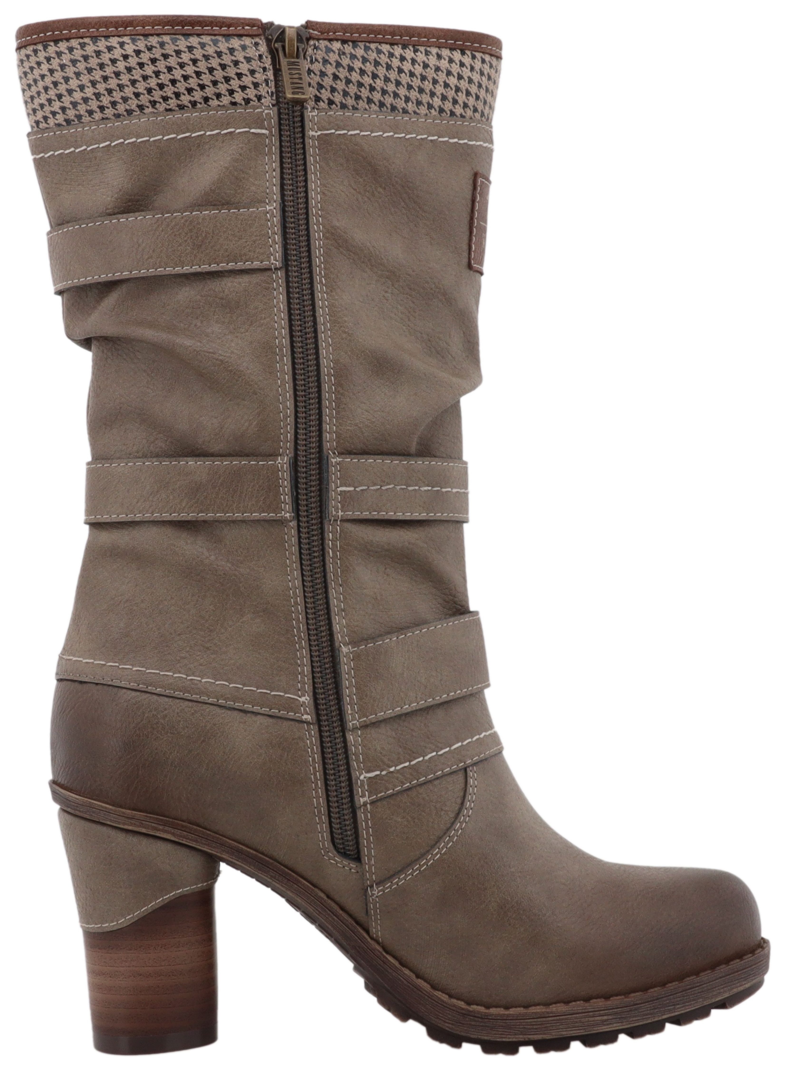 Mustang Shoes Palma Winterstiefel Kurzstiefel, Winterstiefel mit wärmendem Textifutter – Bild 5 von 5