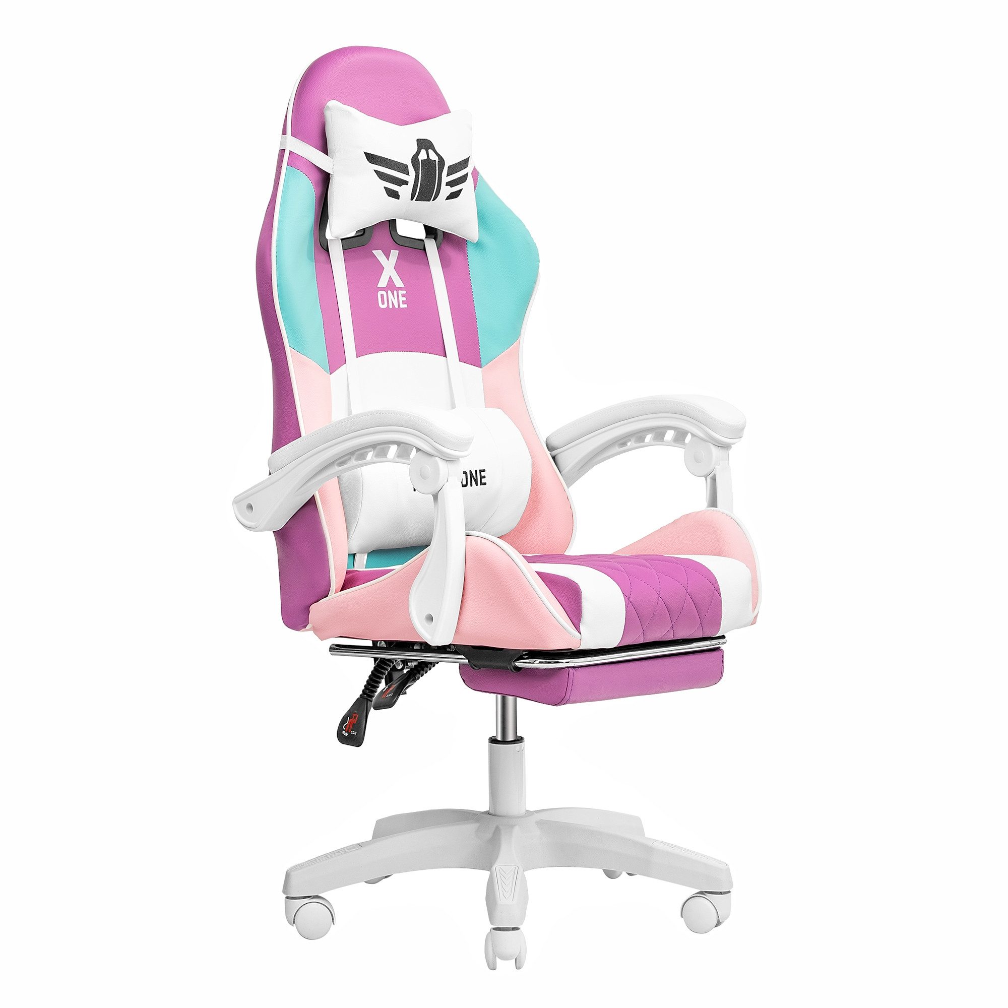 FORCE ONE Gaming-Stuhl X ONE Drehstuhl aus Kunstleder Race Stuhl mit Verste günstig online kaufen