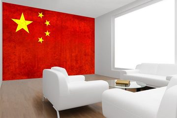 WandbilderXXL Fototapete China, glatt, Länderflaggen, Vliestapete, hochwertiger Digitaldruck, in verschiedenen Größen