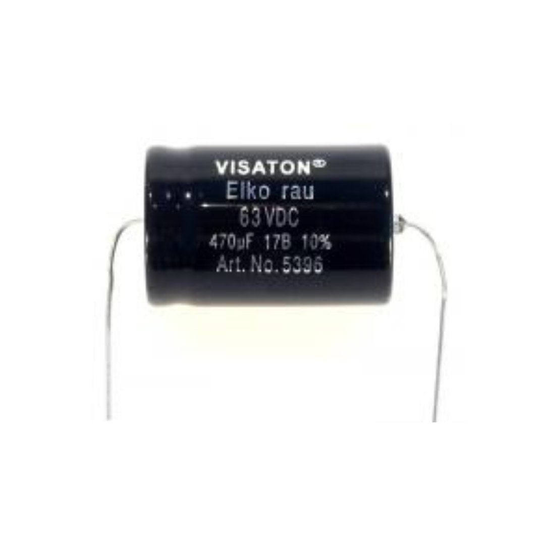 Visaton Tonfrequenz-Elkos mit rauer Folie 470 µF 63 VDC, 10% Toleranz Lautsprecher