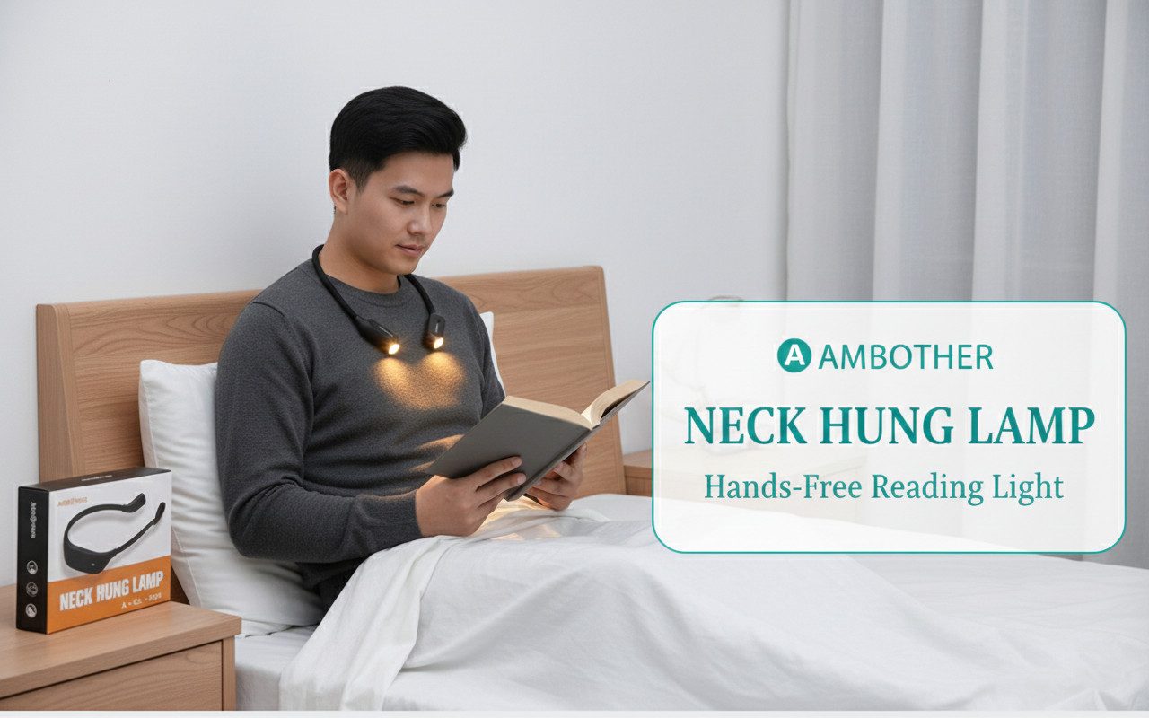 NASUM LED Leselampe Halslampe – LED-Lampe für Outdoor und Heimgebrauch, flexibel und verstellbar