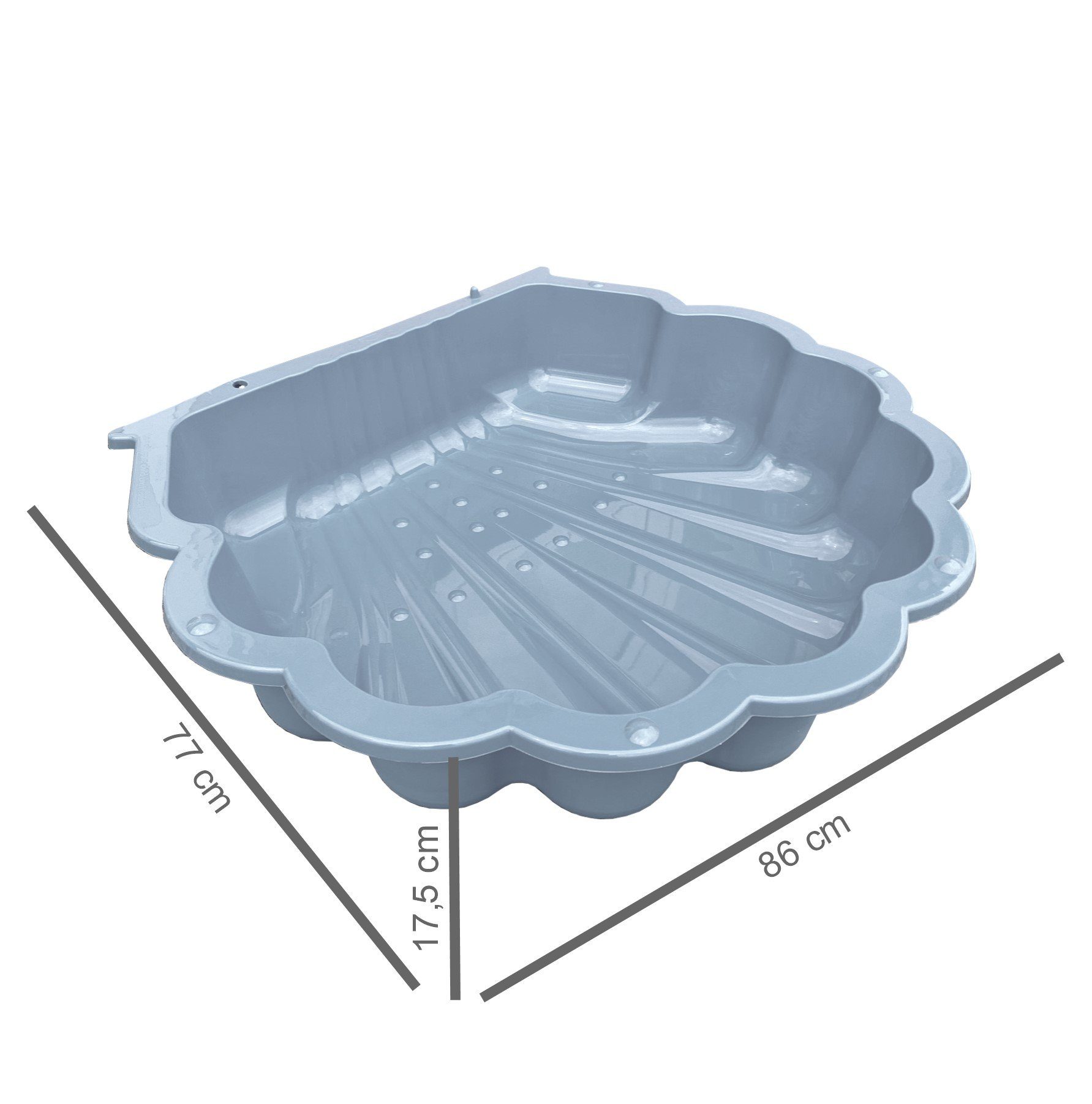 TikTakToo Sandkasten Wasser- und Sandmuschel, (1-tlg), optional mit Abdeckp günstig online kaufen