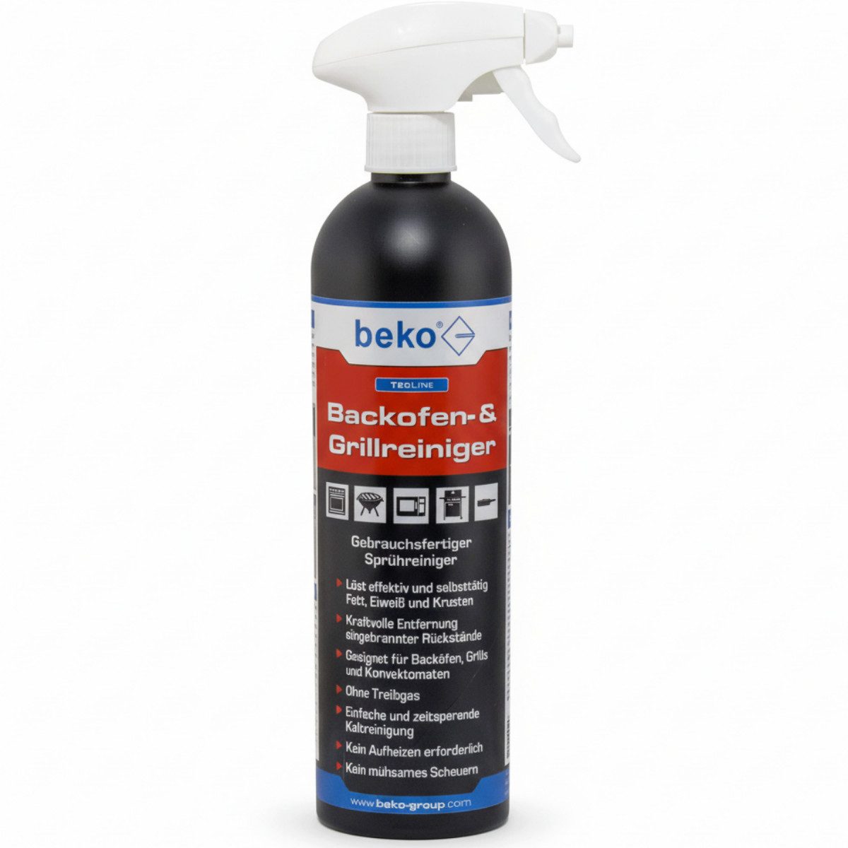beko GmbH beko TecLine Backofen- und Grillreiniger 750 ml 299670750 Backofenreiniger (1-St)