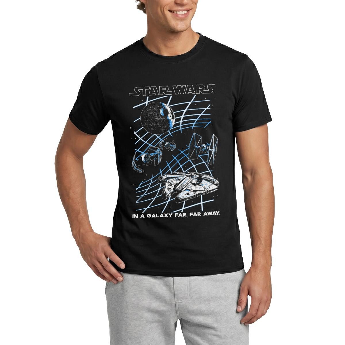 Spreadshirt T-Shirt Star Wars In A Galaxy Far, Far Away Männer T-Shirt (1-tlg)