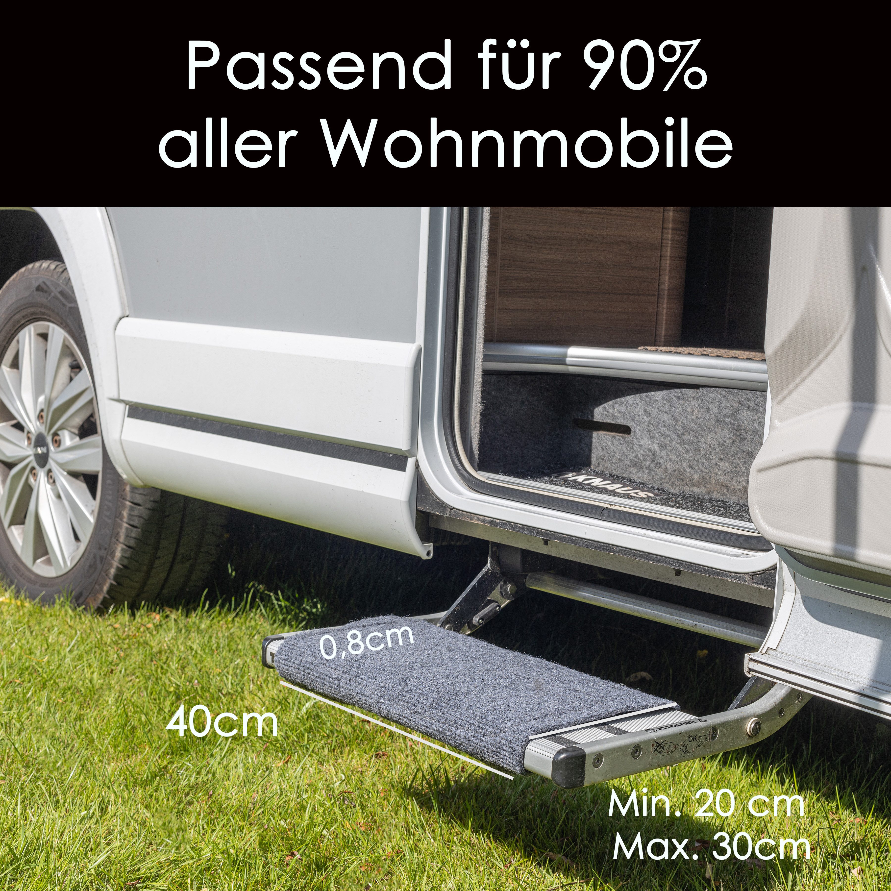 HomeBee Fußmatte HomeBee® rutschfeste Wohnmobil Trittstufen Fußmatte, für W günstig online kaufen