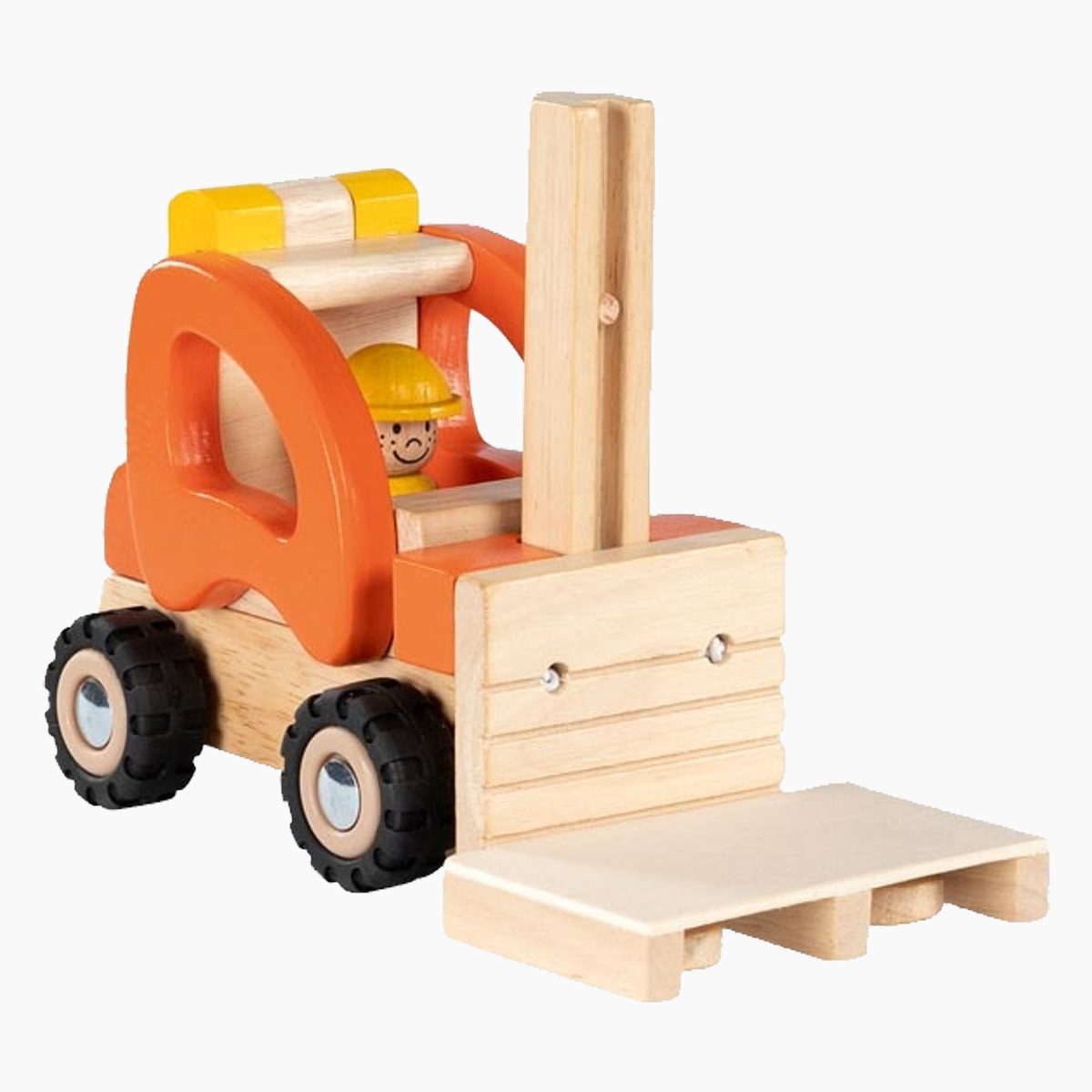 goki Spielzeug-Gabelstapler Gabelstapler, (Set, 2-tlg., packung), das perfekte Spielzeug für Kinder