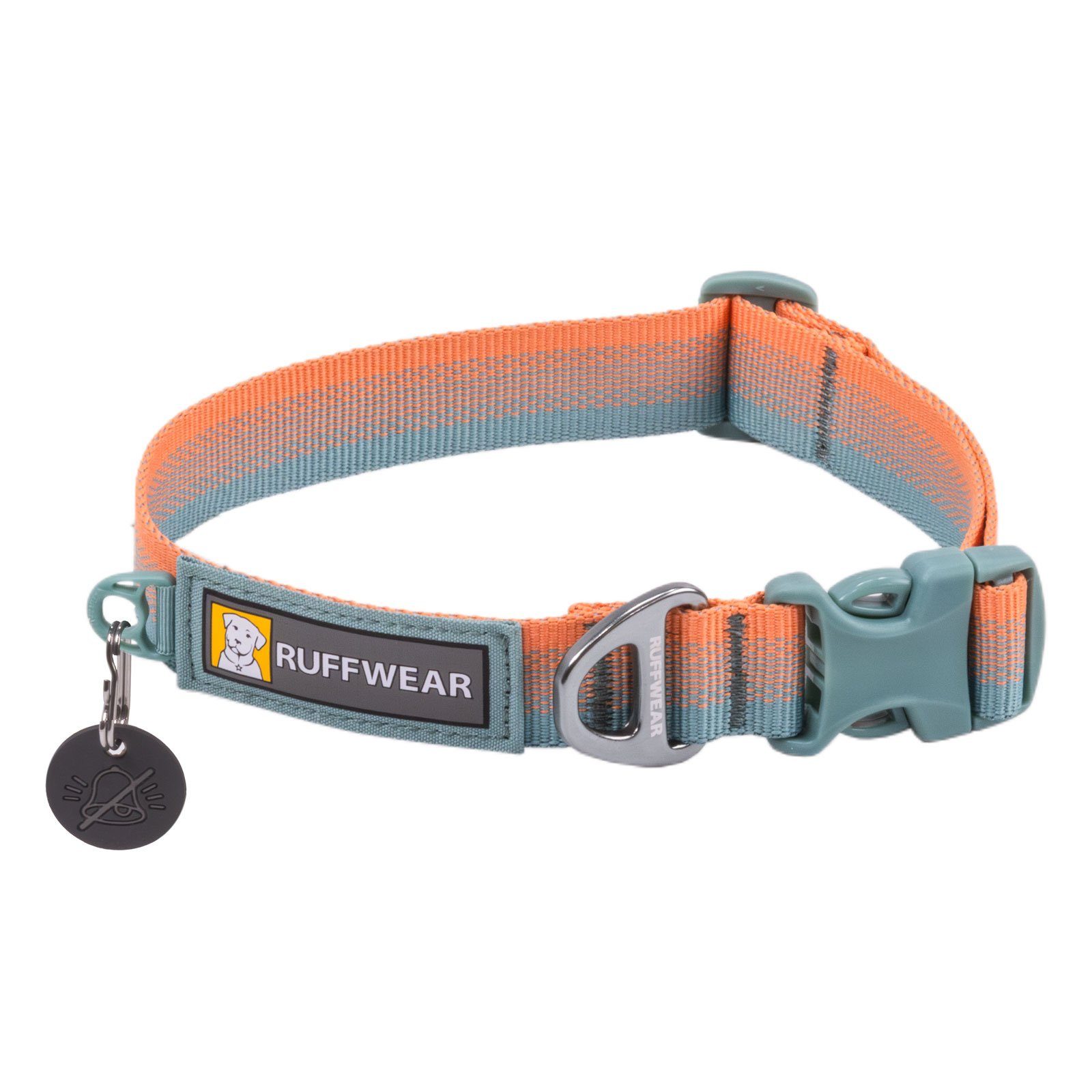 Ruffwear Hunde-Halsband FRONT RANGE™ Collar, 100% Polyester Tubelok™ Schlauchband (16% recycled), Halsband für alltägliche Abenteuer.