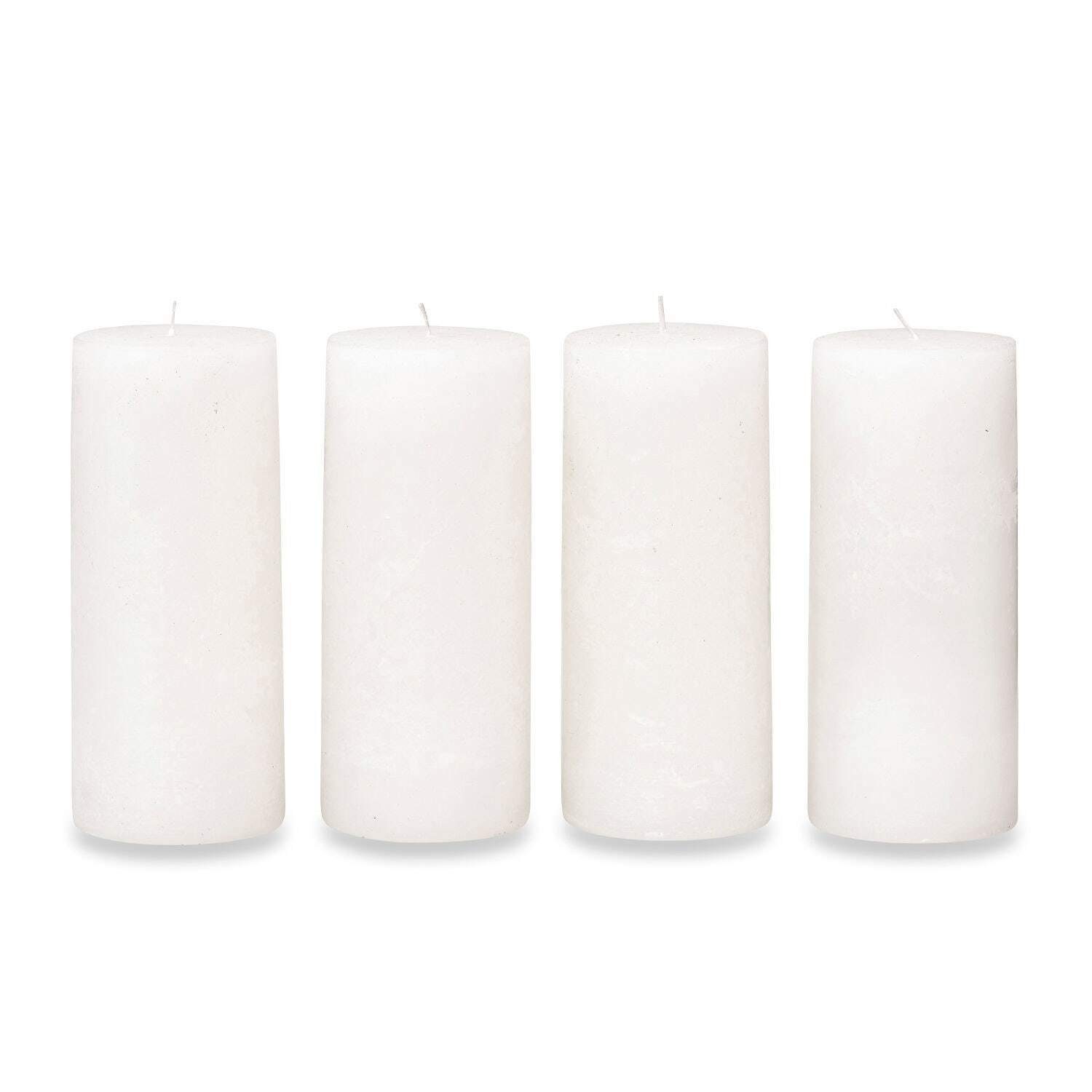 Stumpenkerze Kerze 4er Set Homel creme