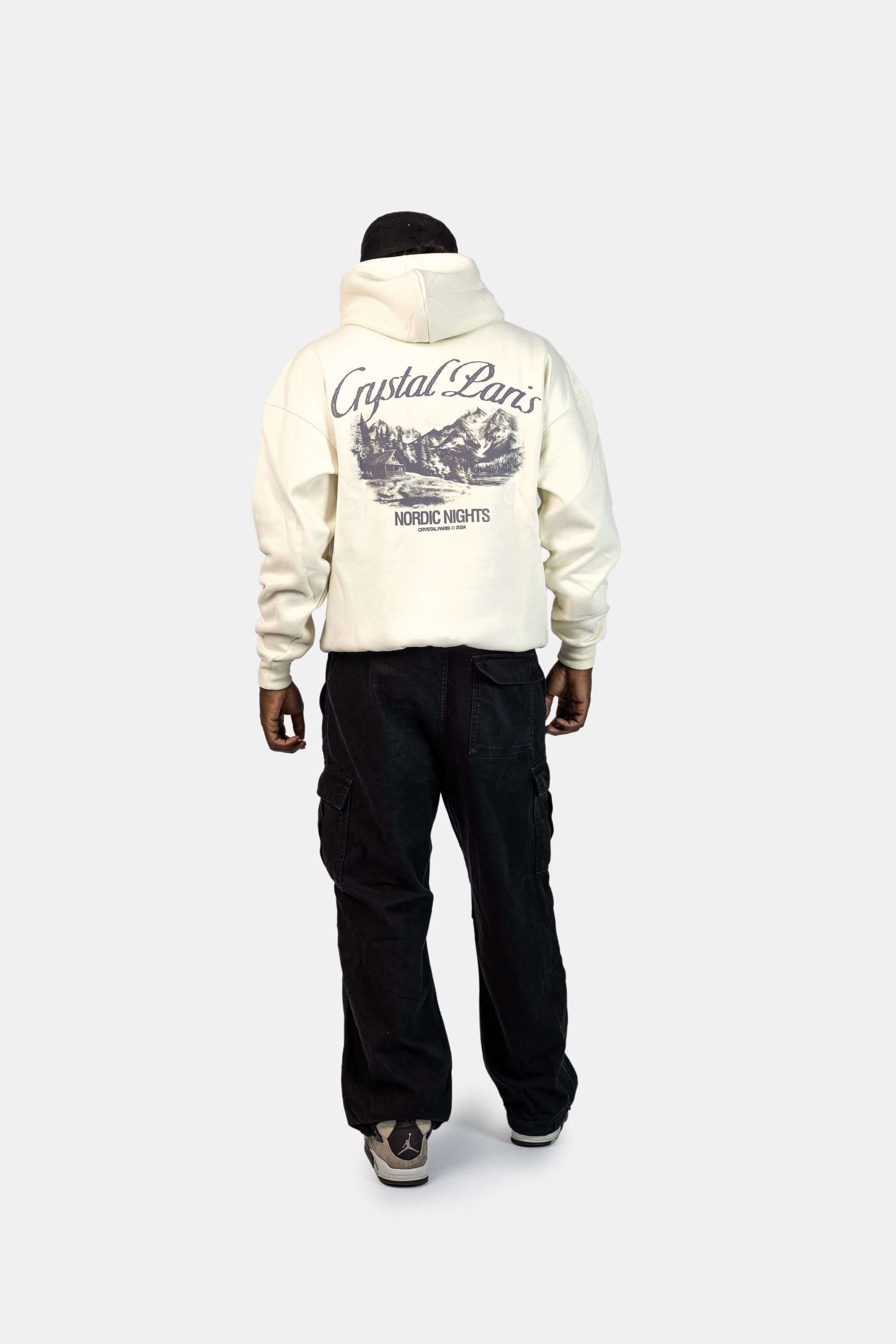 Crystal Paris Kapuzenpullover Nature (1-tlg)